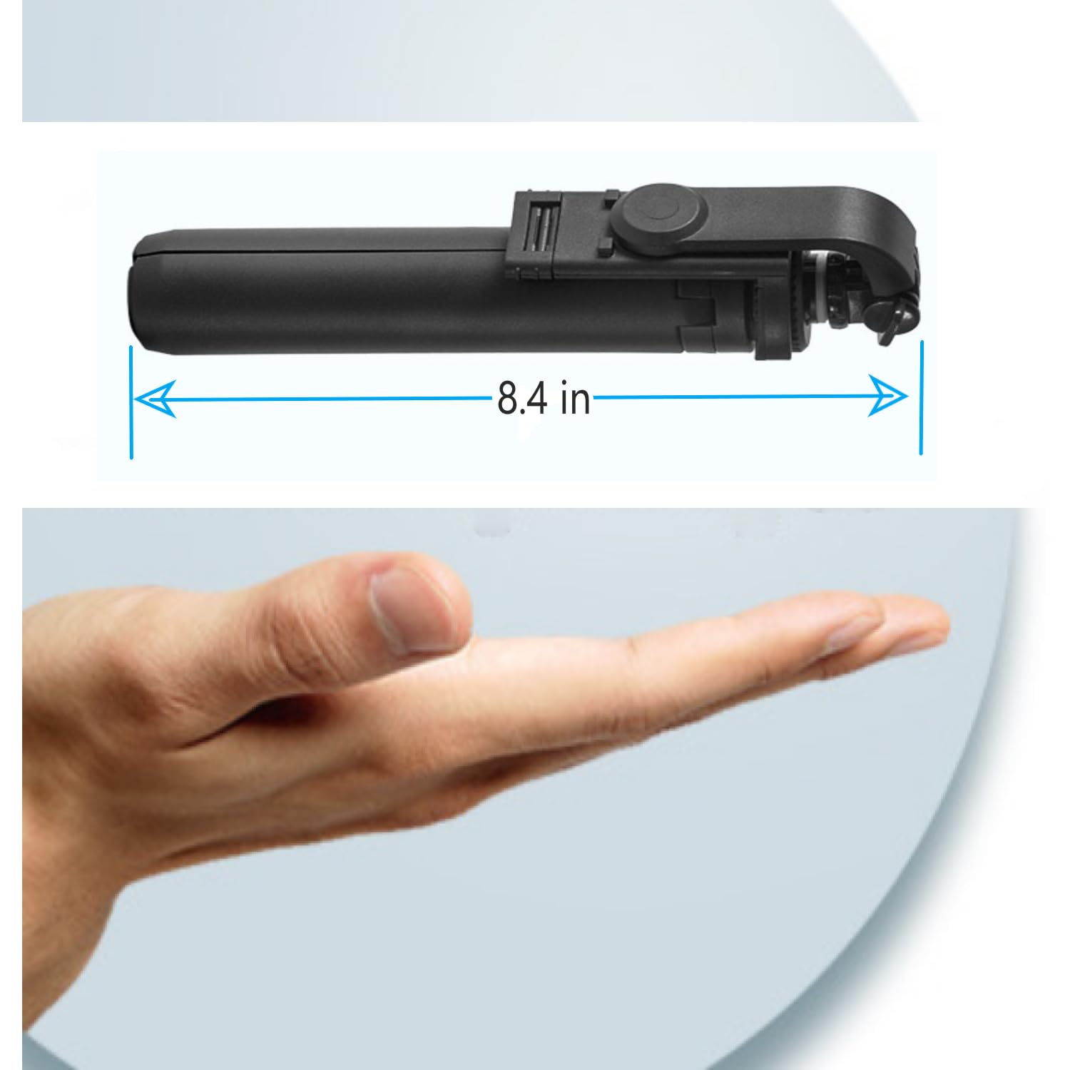 Tripod For Iphone & Camera, Portable Phone Tripod With Remote Control And Rotate Phone Stand, Selfie Stick For Iphone/Gopro And