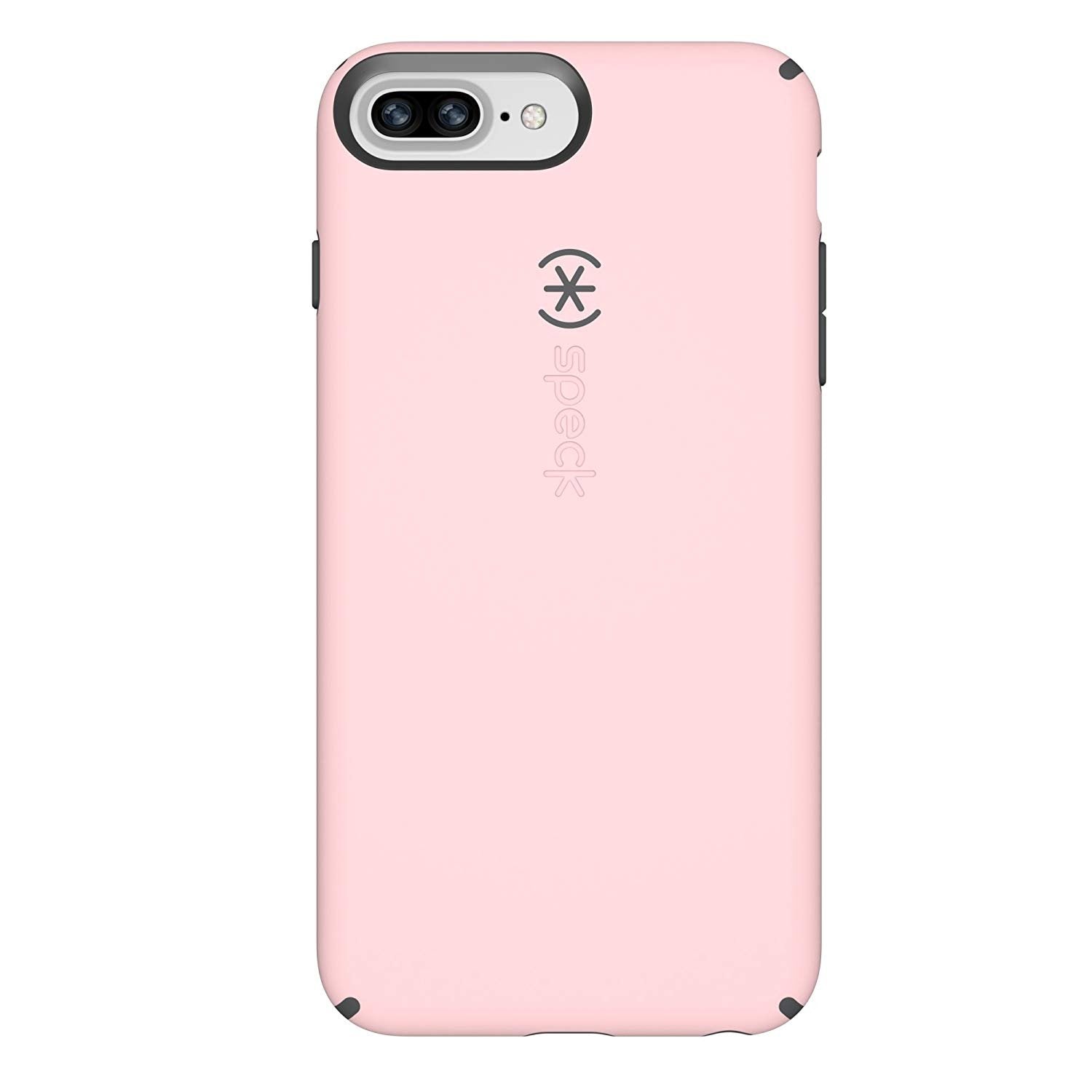 Speck Products CandyShell Cell Phone Case for iPhone 8 Plus/7 PLUS/6S Plus/6 Plus  Quartz Pink/Slate Grey
