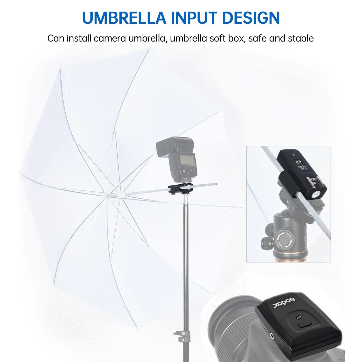 Godox Ct 16 Wireless Radio Flash Trigger Receiver Kit,Fit Compatible For Canon Nikon Pentax Dslr Camera Studio 3 In 1 Flash Tran