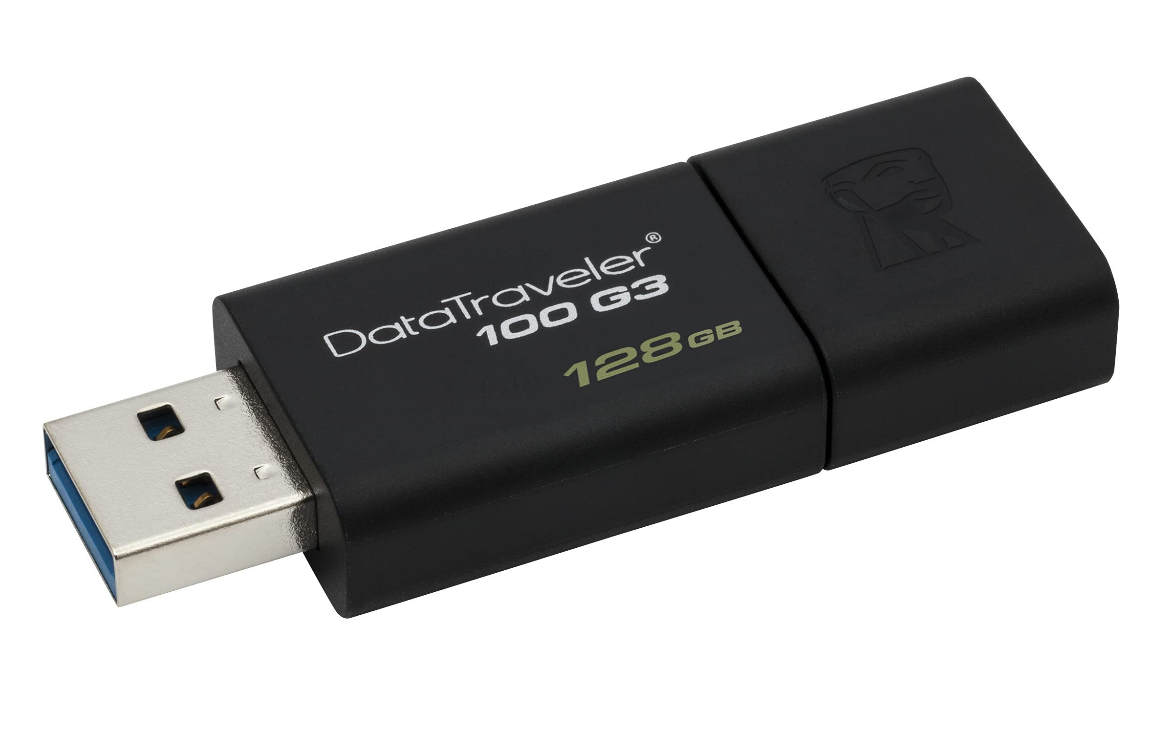 Kingston 128GB DataTraveler 100 G3 USB 3.0 100MB/s Read, 10MB/s Write (DT100G3/128GB)