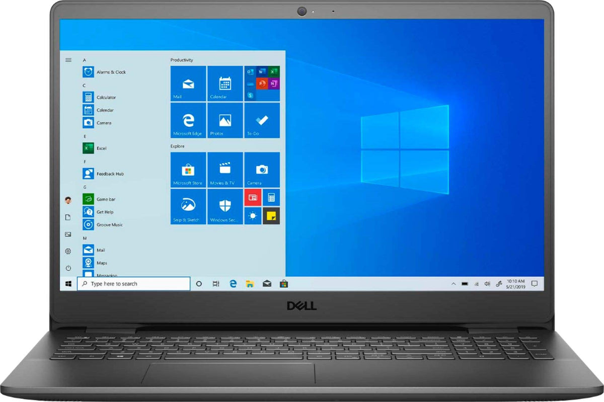Dell 2021 Inspiron 15.6' FHD Touchscreen Laptop, AMD Ryzen 5 3450U, 8GB RAM Memory, 256GB PCIe SSD, AMD Radeon Vega 8 Graphics, Webcam, Bluetooth, Wi Fi, HDMI, Windows 10 in S Mode