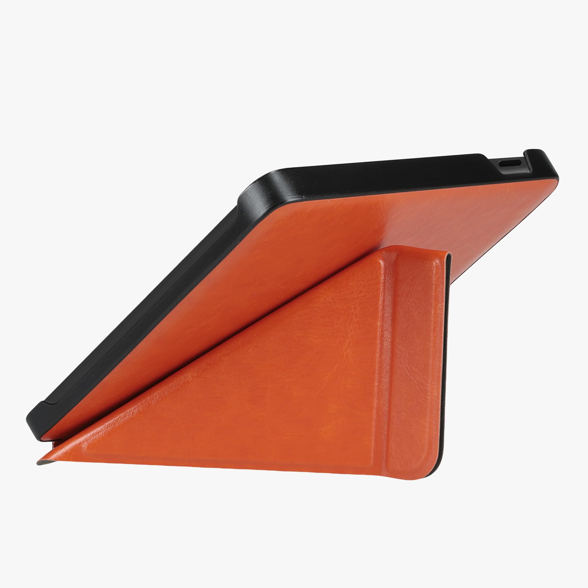 Kwmobile Origami Case Compatible With Kobo Libra 2 Case   Slim Pu Leather Cover With Stand   Orange