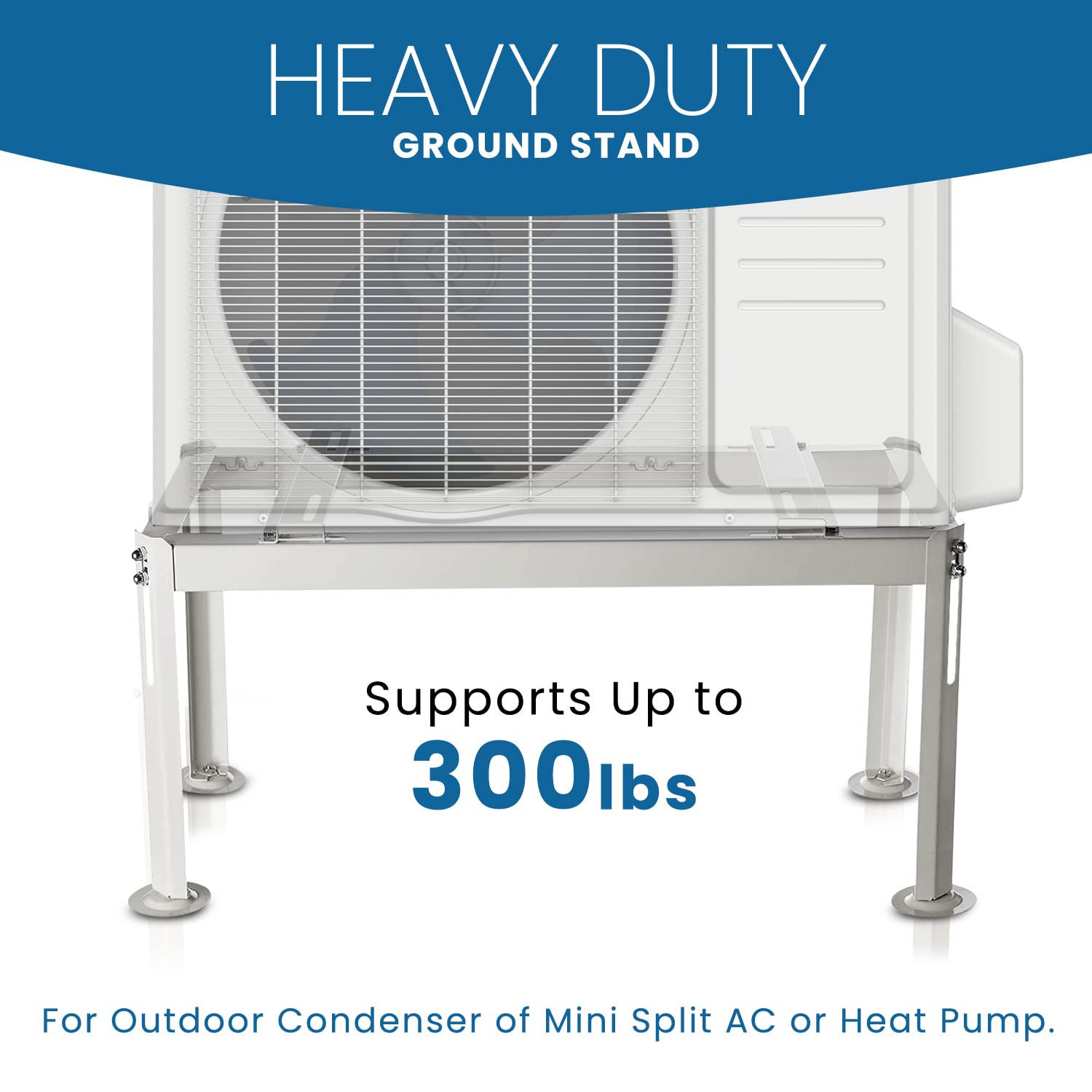 Senville Gs-380 Heavy Duty Ground Stand For Ductless Mini Split Ac Heat Pump