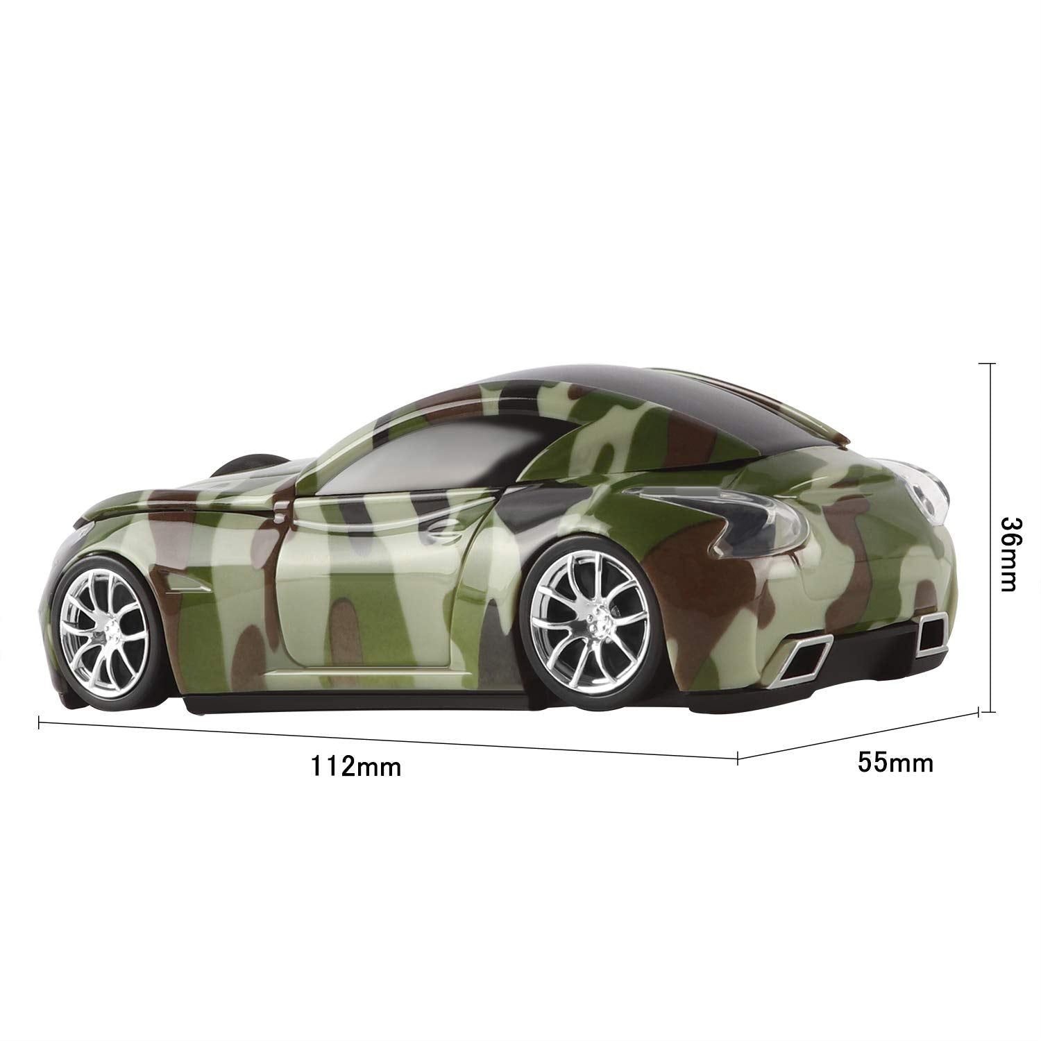 Usbkingdom 2.4Ghz Wireless Mouse Sport Car Shape Mobile Optical Gaming Mouse With Usb Receiver 1600Dpi 3 Buttons For Pc Laptop C