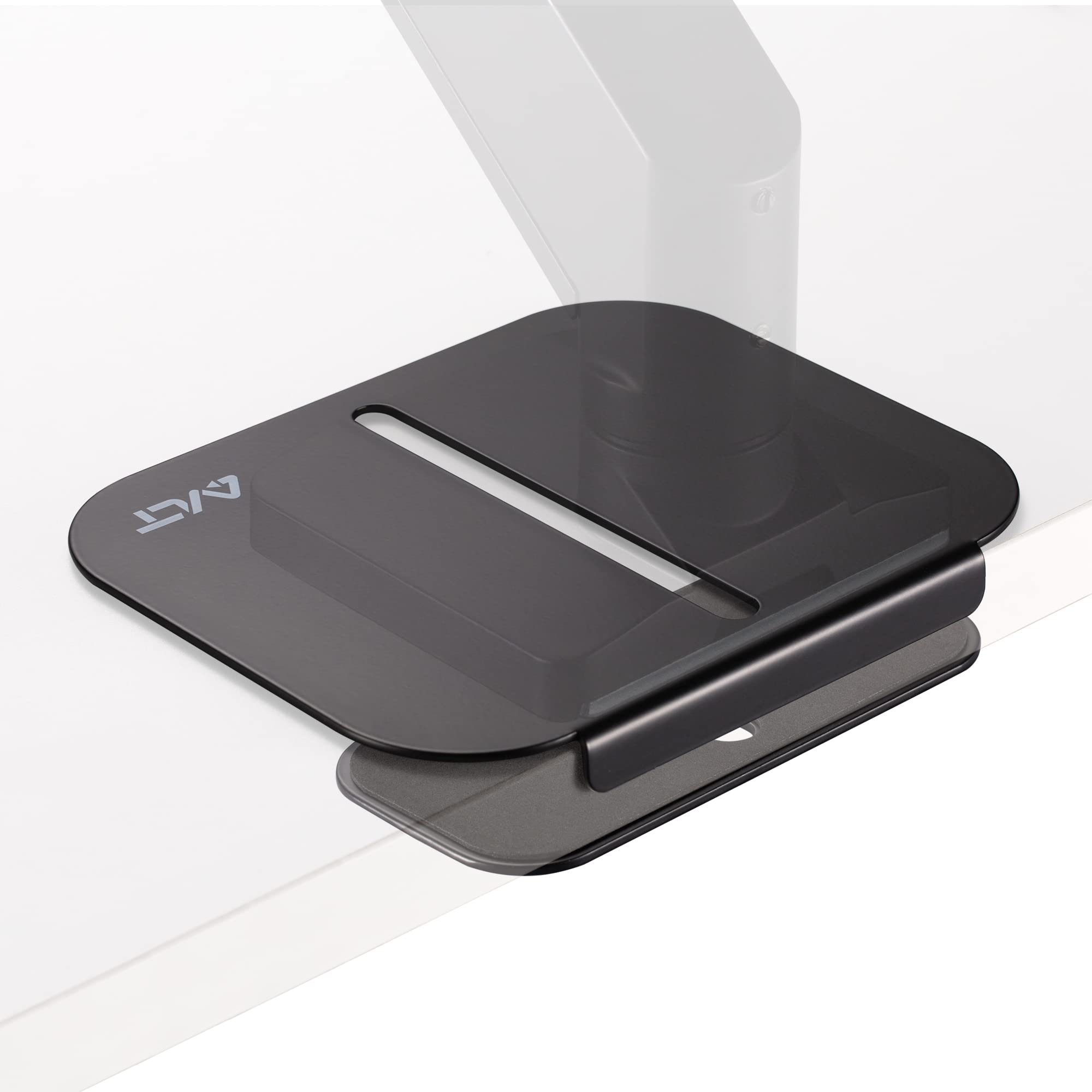 Avlt Adjustable Reinforcement Plate Bracket Mount For Fragile Tabletop   Supports Monitor Stand With C Clamp Or Grommet Installa