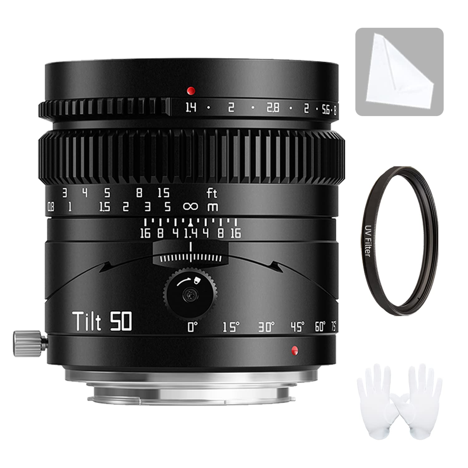 Ttartisan 50Mm F1.4 Tilt Lens Full Frame Manual Portrait Lenses Large Aperture Compatible With Panasonic S1 S1M S1R S1Rm S1H S1K S5 S5K S5C, For Leica T Tl Tl2 Cl Sl, For Sigma Fp Fpl