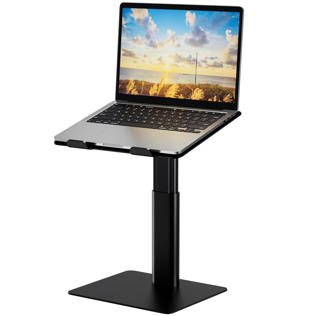 Besign Lsx6 Computer Holder Stand, Ergonomic Adjustable Notebook Riser For Standing Work, Compatible With Air, Pro, Dell, Hp, Le