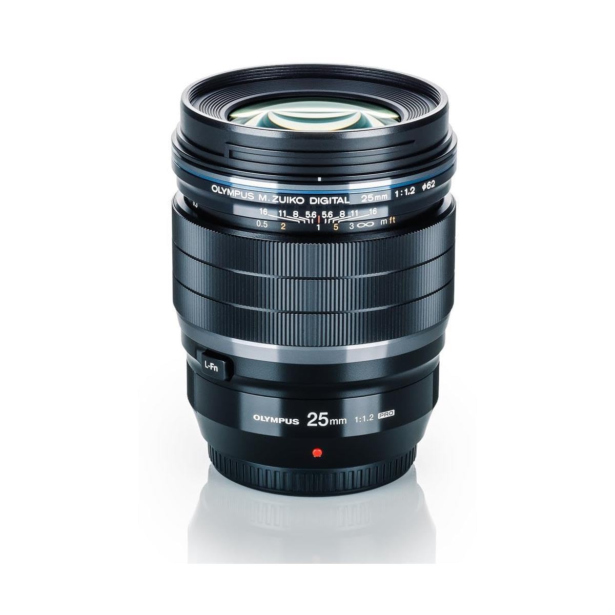 Om System Olympus M.Zuiko Digital Ed 25Mm F1.2 Pro For Micro Four Thirds System Camera, Ultra Bright F1.2 Lens, Weather Sealed D
