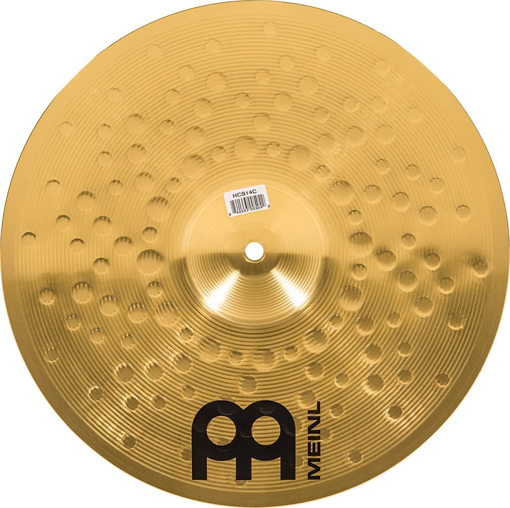 Meinl Cymbals Hcs 14'' Crash Cymbal For Drum Set   Made In Germany   Traditional Medium Brass, 2 Year Warranty, (Hcs14C)