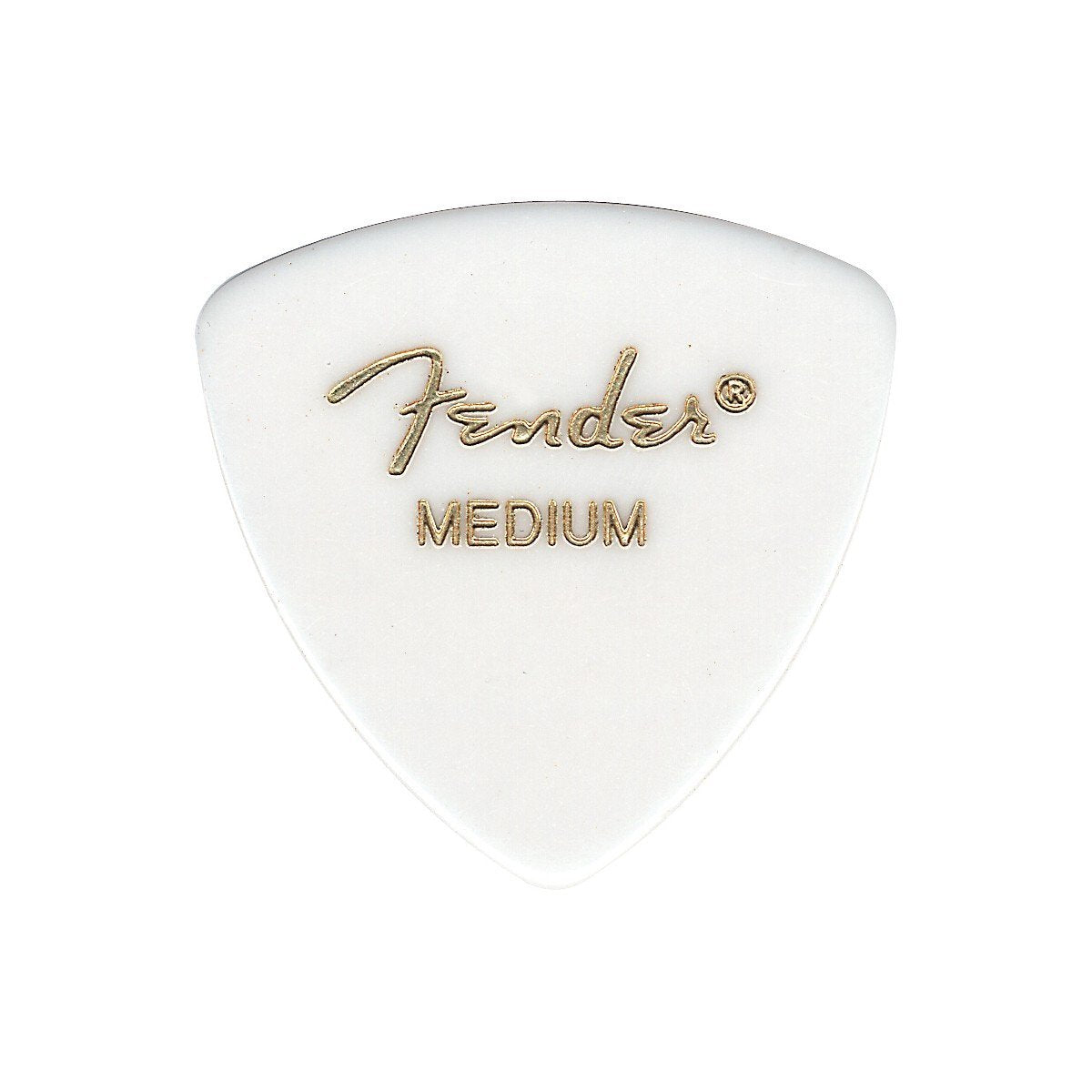 Fender Classic Celluloid Guitar Picks 346 Shape, White, Heavy, 72 Pack