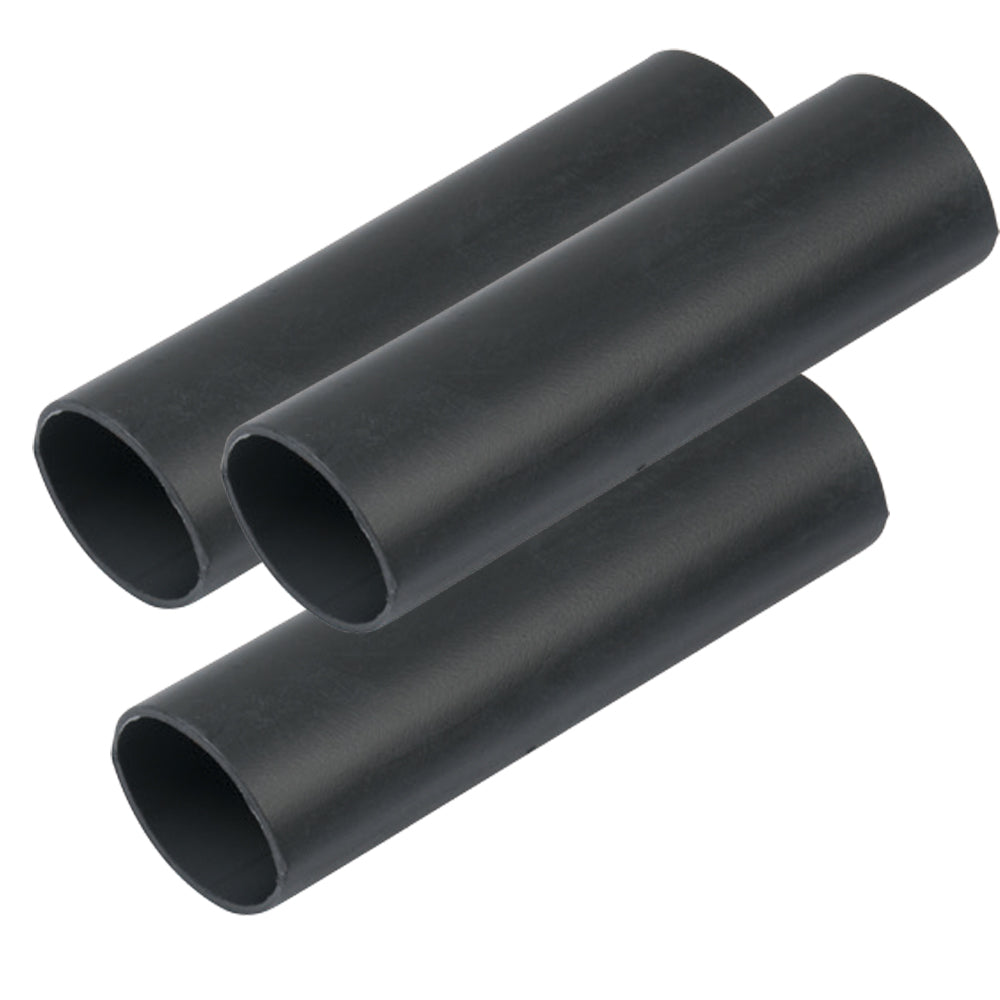 Ancor Heavy Wall Heat Shrink Tubing - 3/4'' X 12'' - 3-Pack - Black,WBHDWA001345197