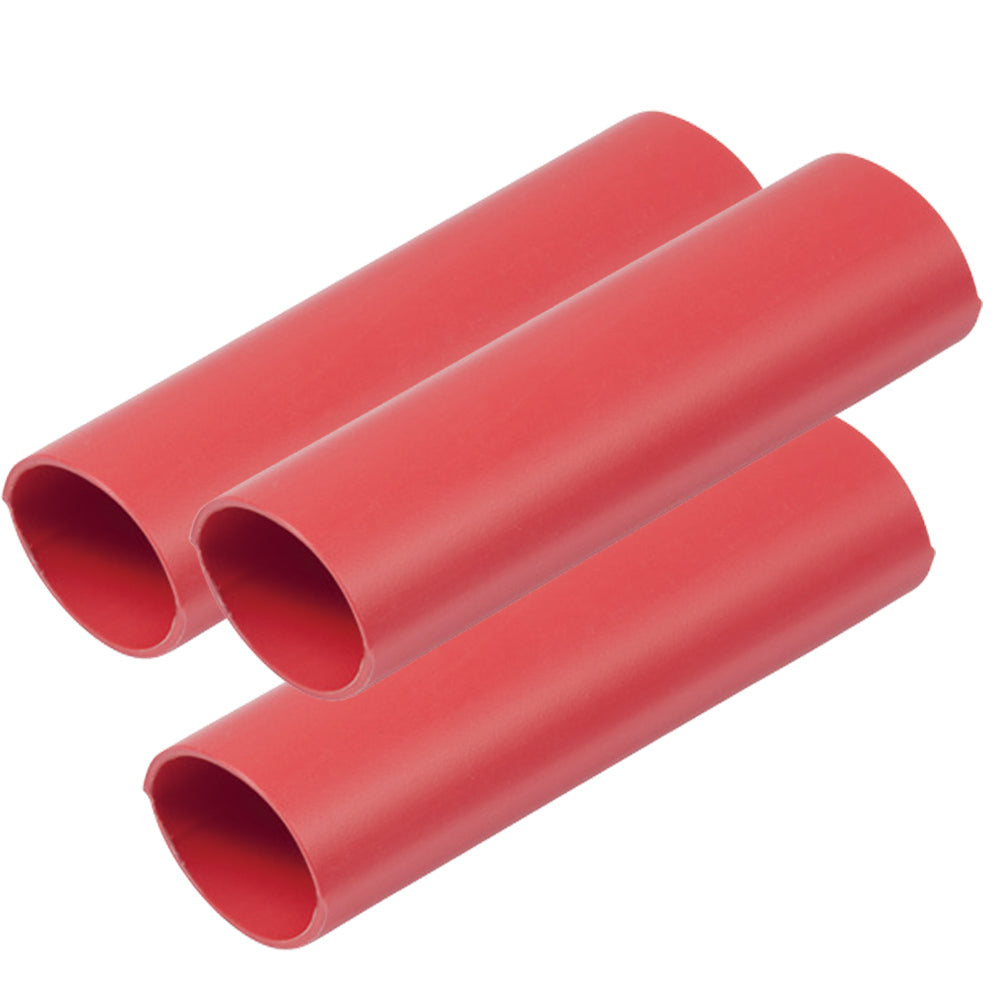 Ancor Heavy Wall Heat Shrink Tubing - 3/4'' X 3'' - 3-Pack - Red,WBHDWA001345200