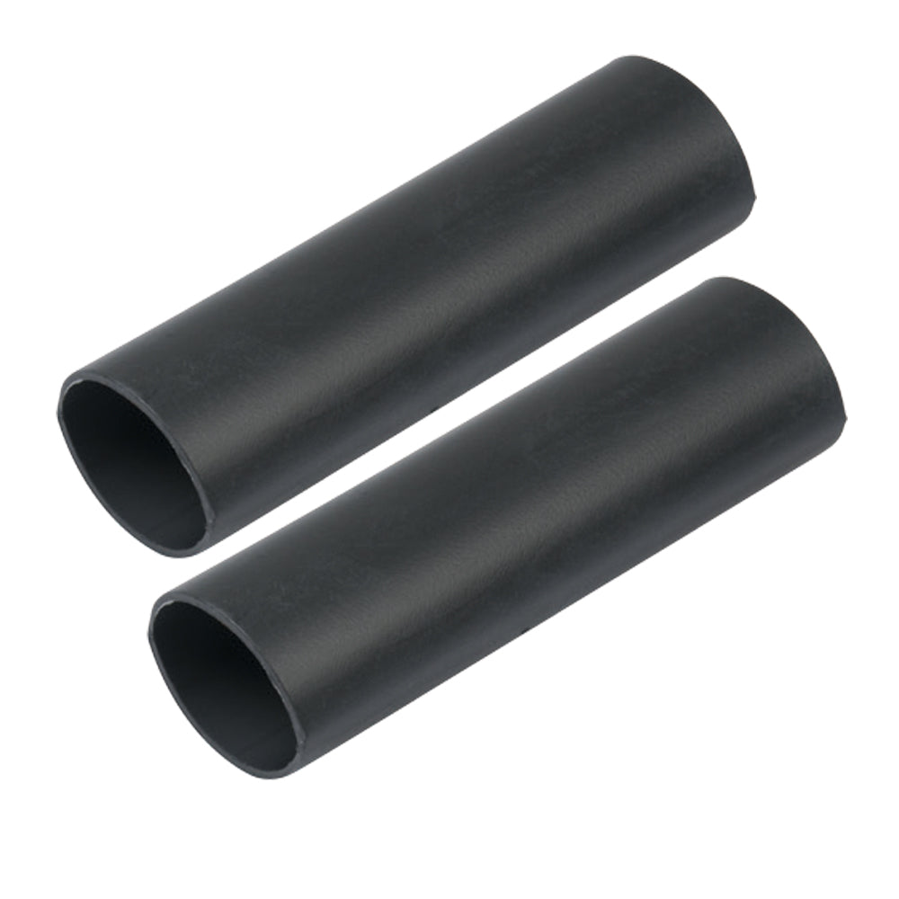 Ancor Heavy Wall Heat Shrink Tubing - 1'' X 12'' - 2-Pack - Black,WBHDWA001345203
