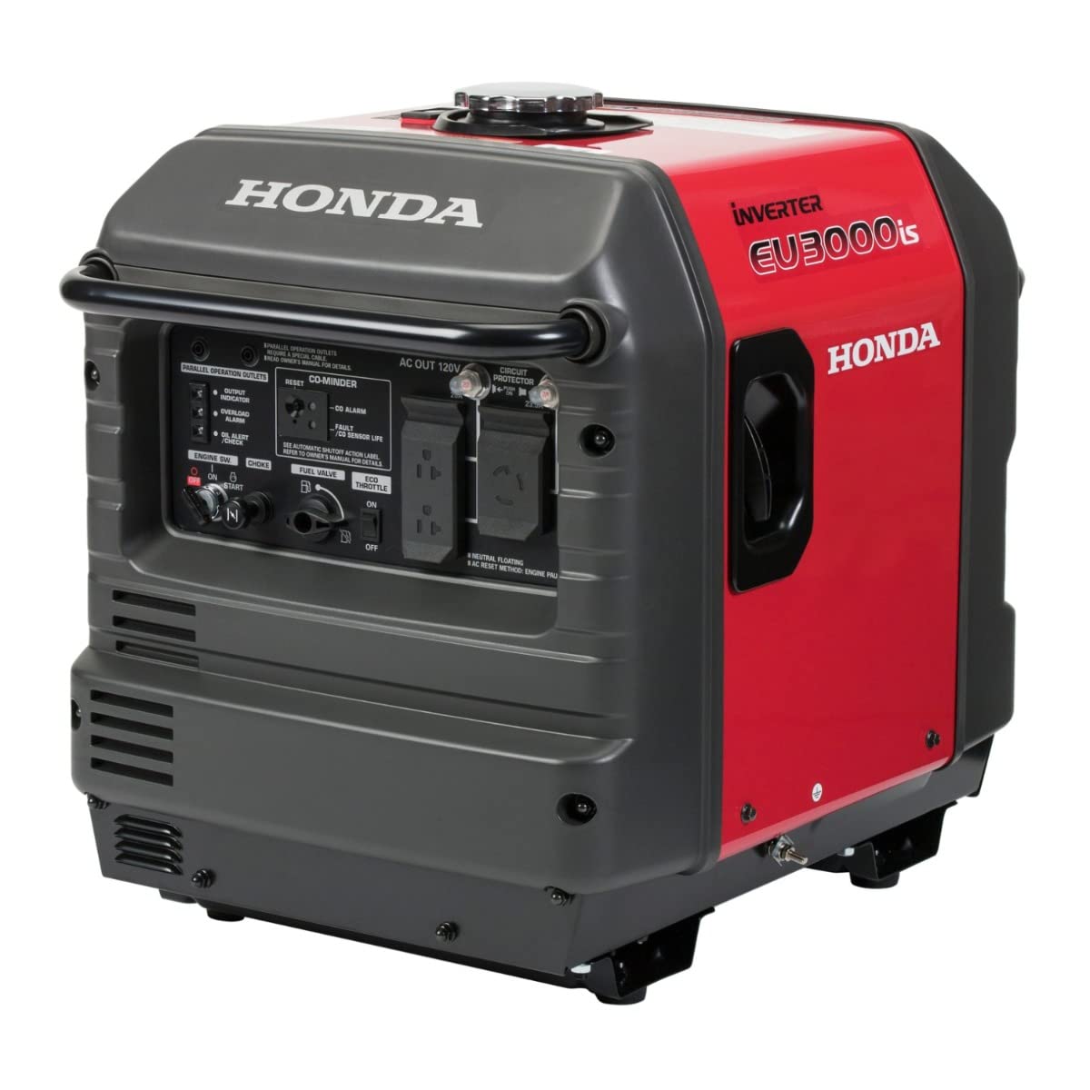 Honda Eu3000Is1An 3000-Watt 120-Volt Inverter Generator With Co-Minder - 49-State 664270