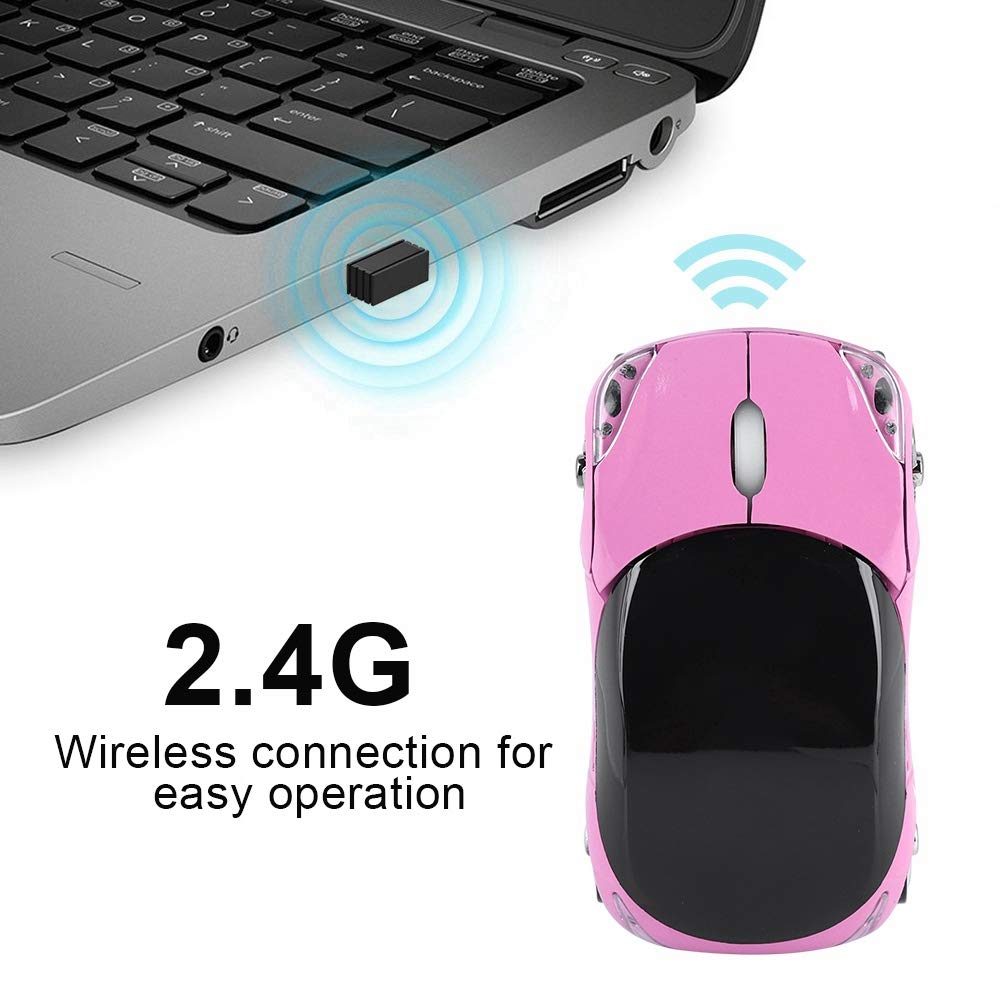 Optical Mouse Mouse, High Precision Mini Bluetooth Mouse With Receiver Compartment, Cordless Computer With 3 Buttons With Scroll