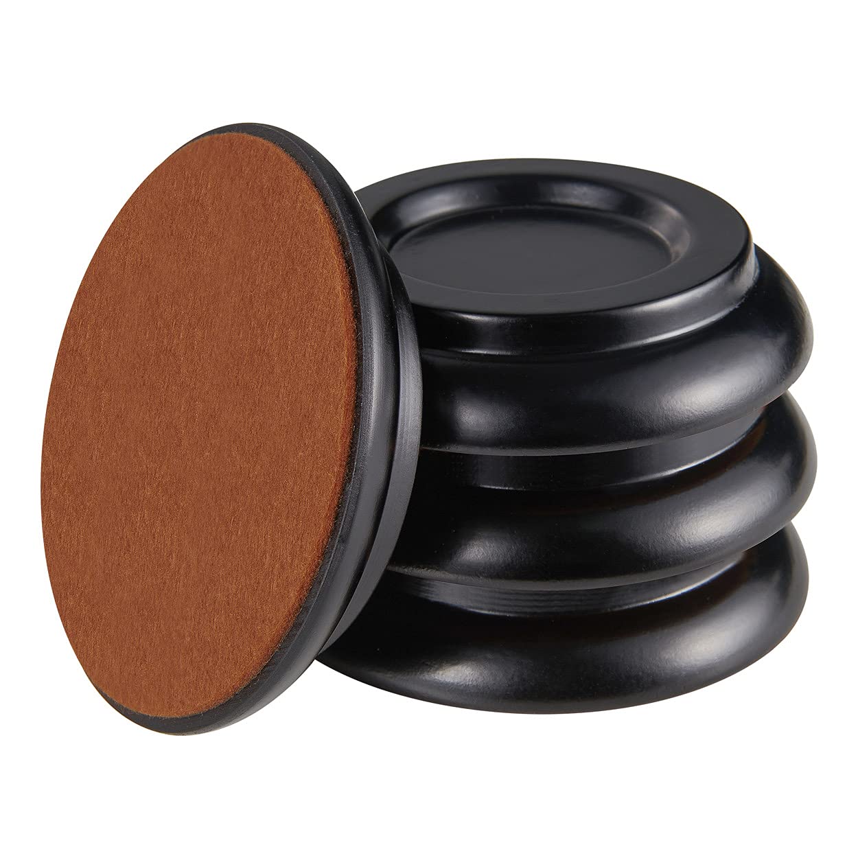 Piano Caster Cups Leg Floor Protectors Wogod Upright Piano Caster Cups Felt Bottom Leg Pads For Wood Floor Furniture 