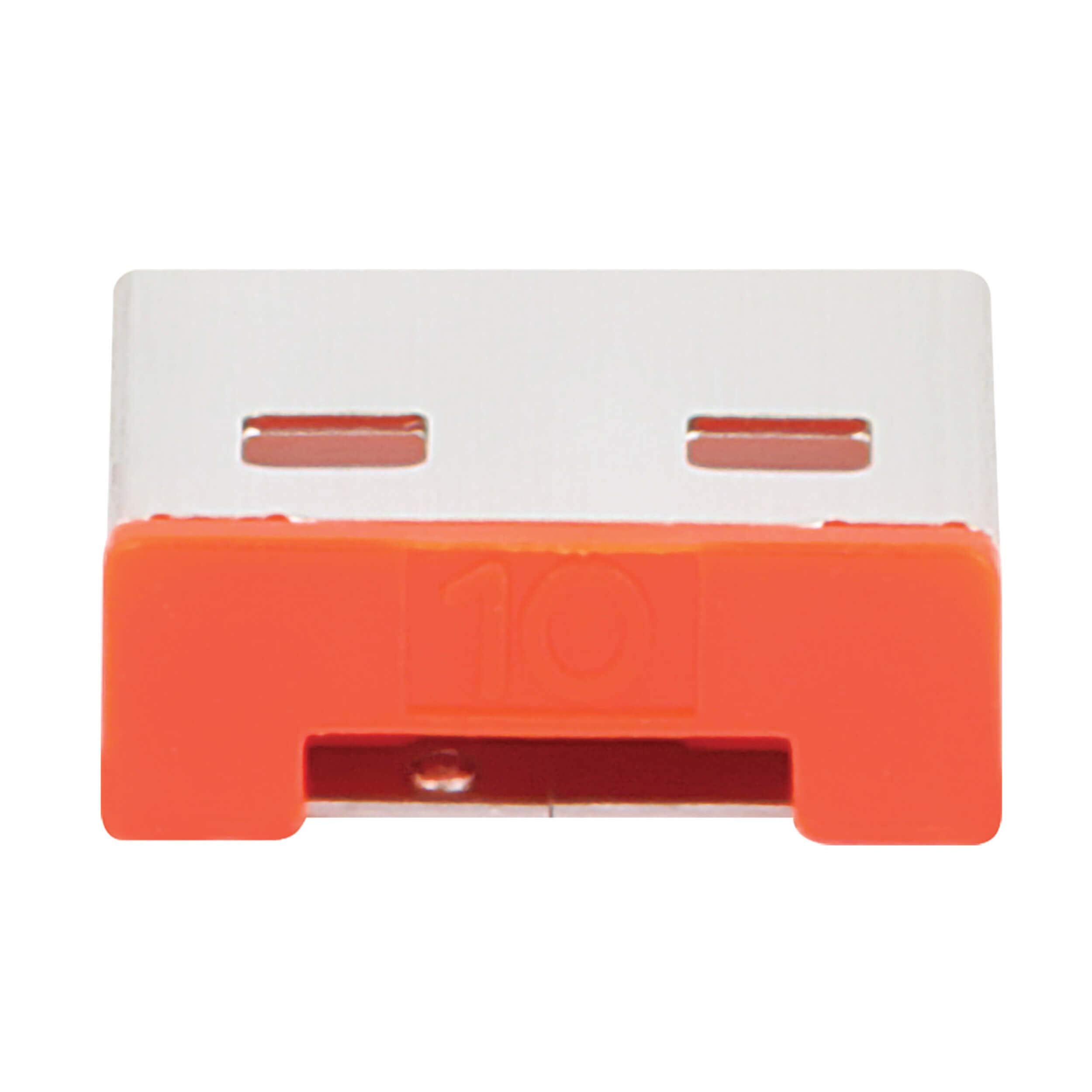 Usba Port Blockers Red Comp