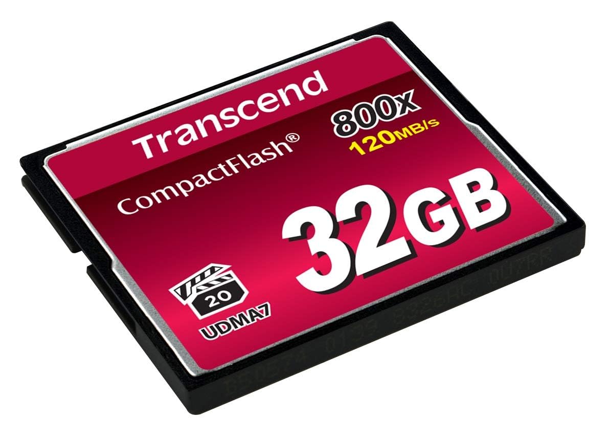 Transcend 32GB CompactFlash Memory Card 800x (TS32GCF800)