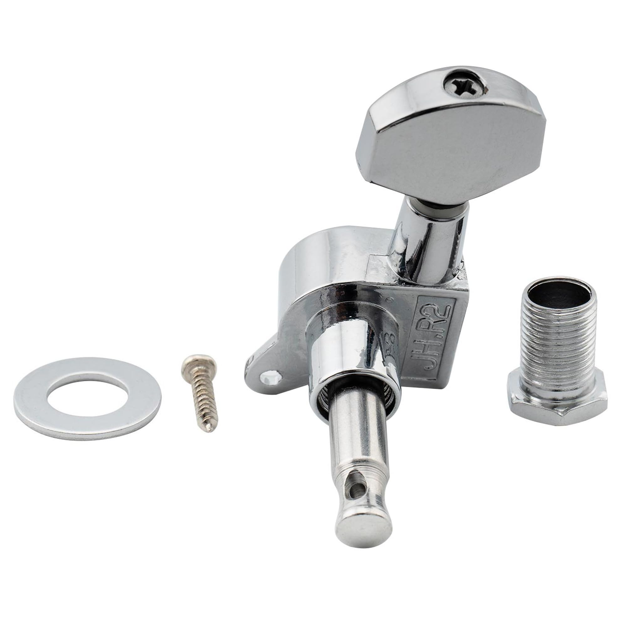 Musiclily Pro 6 Inline Sealed Guitar Tuners Tuning Pegs Keys Machines Heads For Fender Stratocaster Strat Or Telecaster Tele Sty