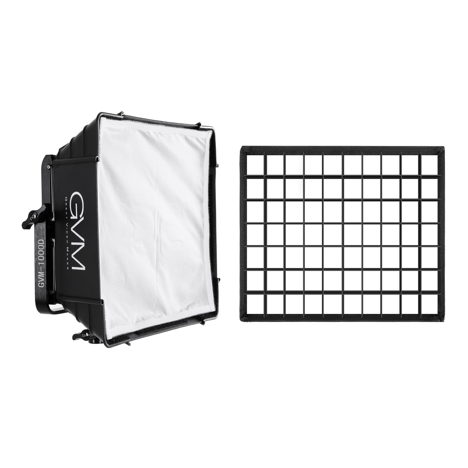 Gvm Foldable Softbox Diffuser With Grid Beehive For Rgb 680Rs, 880Rs Series Video Light, Suitable For Studio Lighting, Portrait