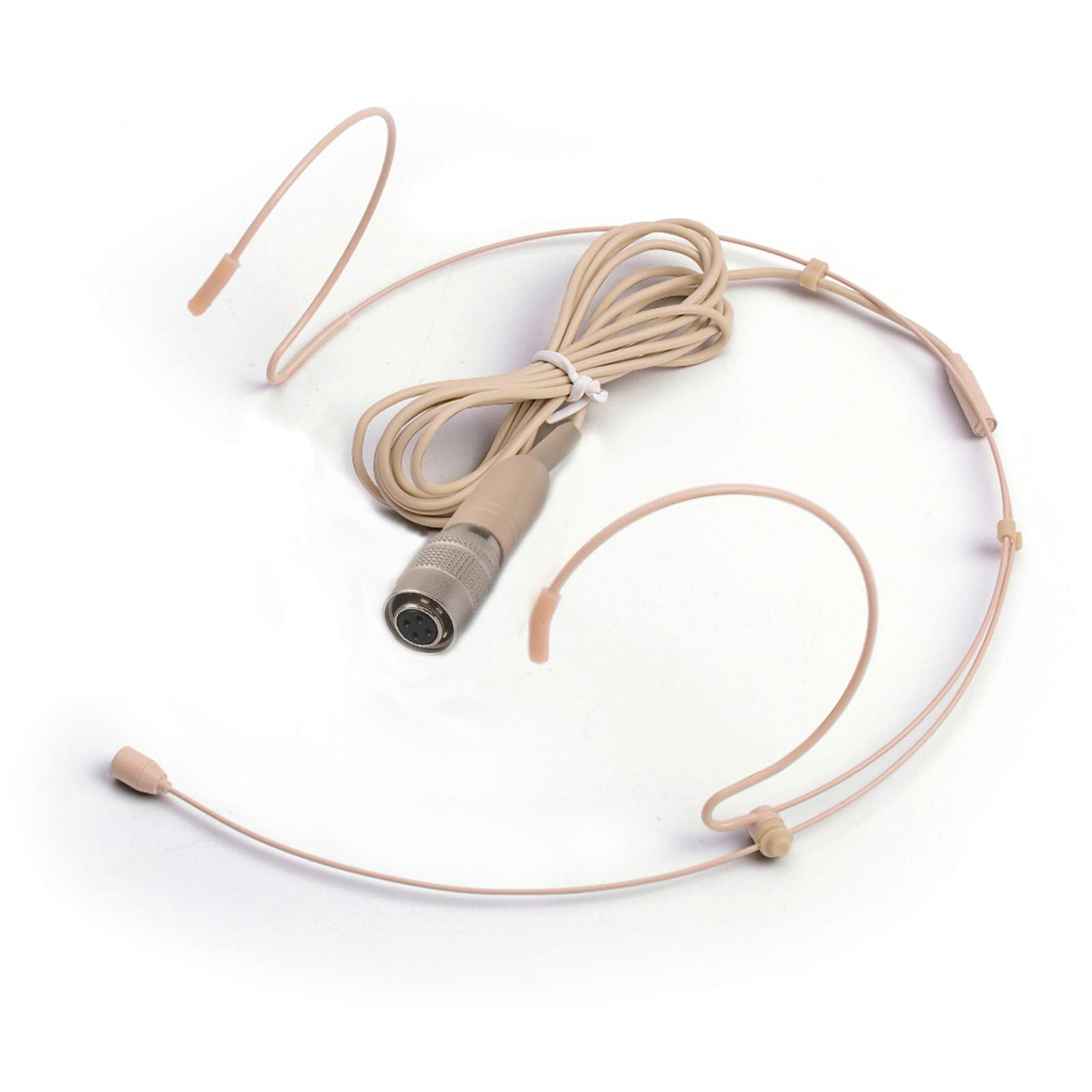 Sujeetec Microphone Headset Headworn Earset Over Ear Hanging Mic Compatible with Audio Technica Wireless System & Bodypack Trans