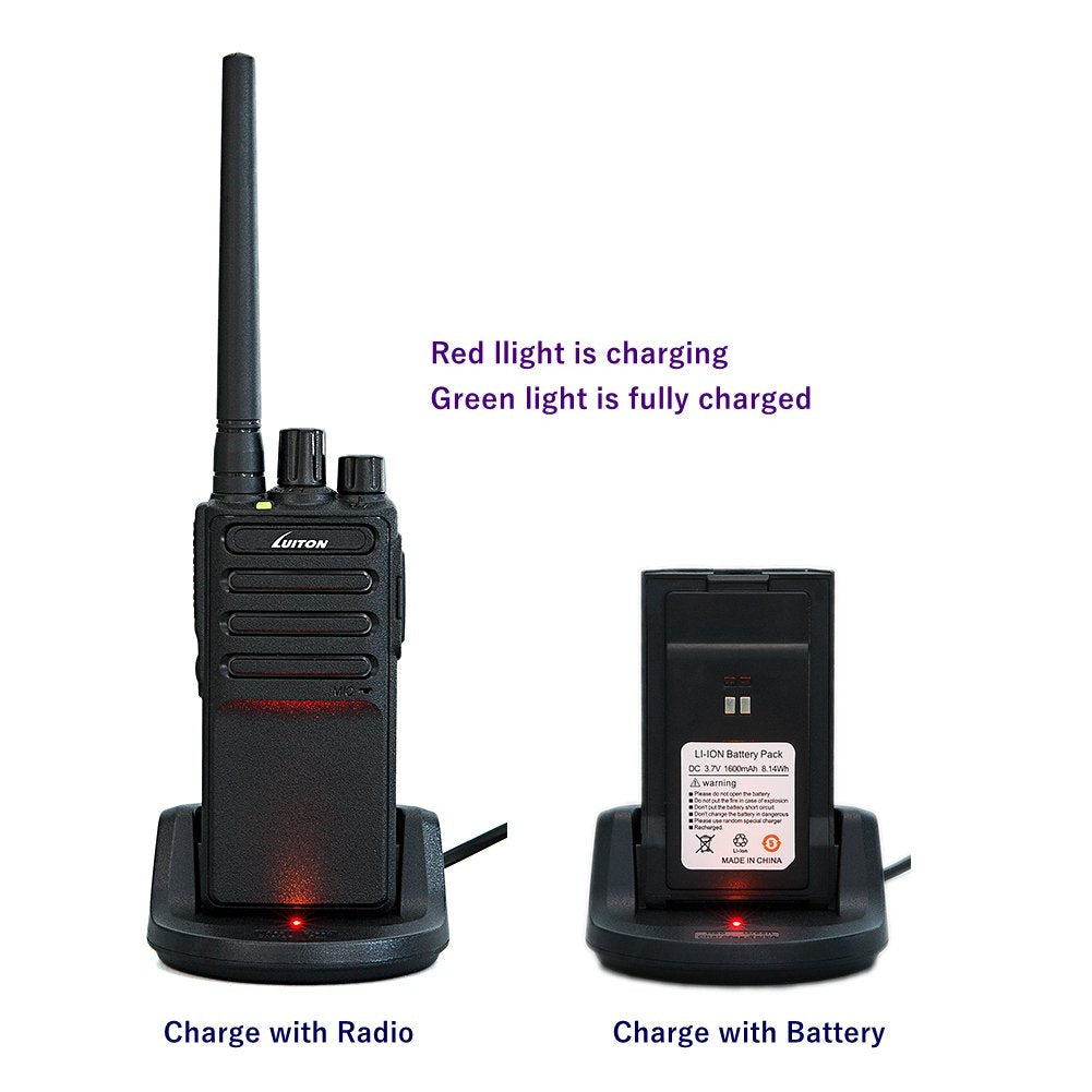 Walkie Talkies Voice Scrambler With Earpiece For Adults Outdoor Cs Hiking Hunting Travelling Long Distance 2 Way Radios By Luito