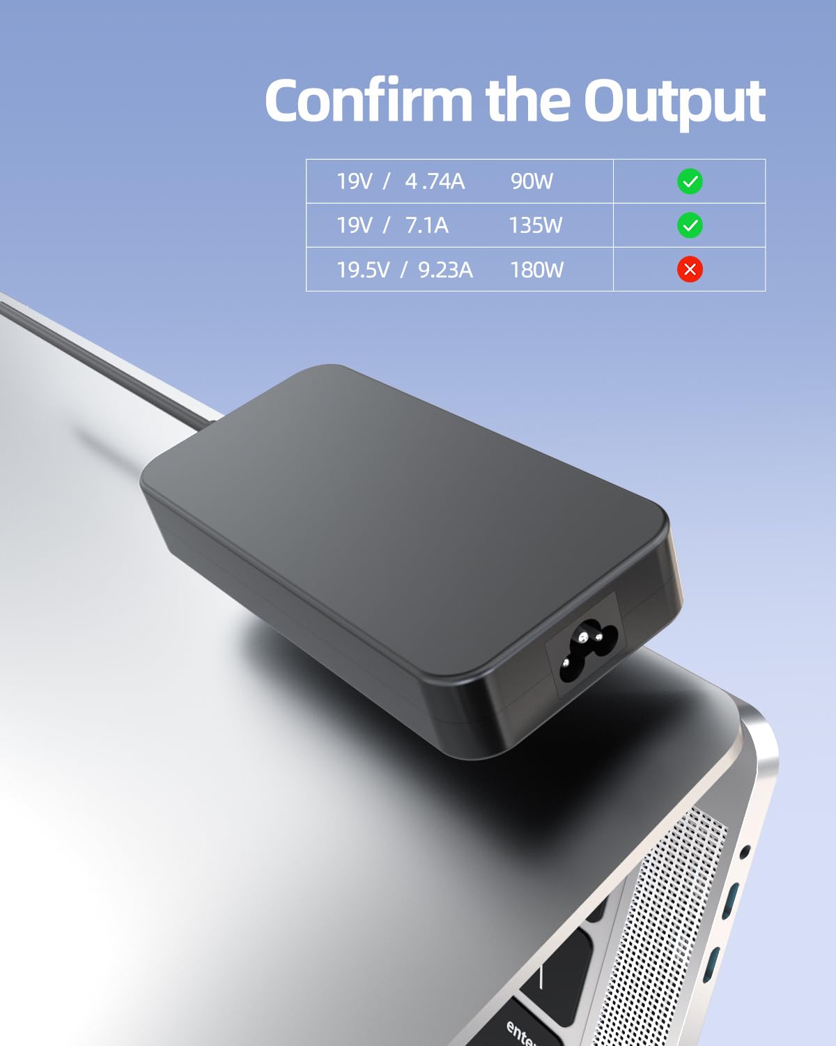 135W Fast Charger Fit For Acer Nitro 5 Gaming Laptop   (Fit For Acer Nitro 5 An515 54 515 55 515 53 517 51 515 57 515 56 515 52 515 44 515 45 515 41 515 43 515 31 N17C1 N18C4 N18C3) Ac Adapter