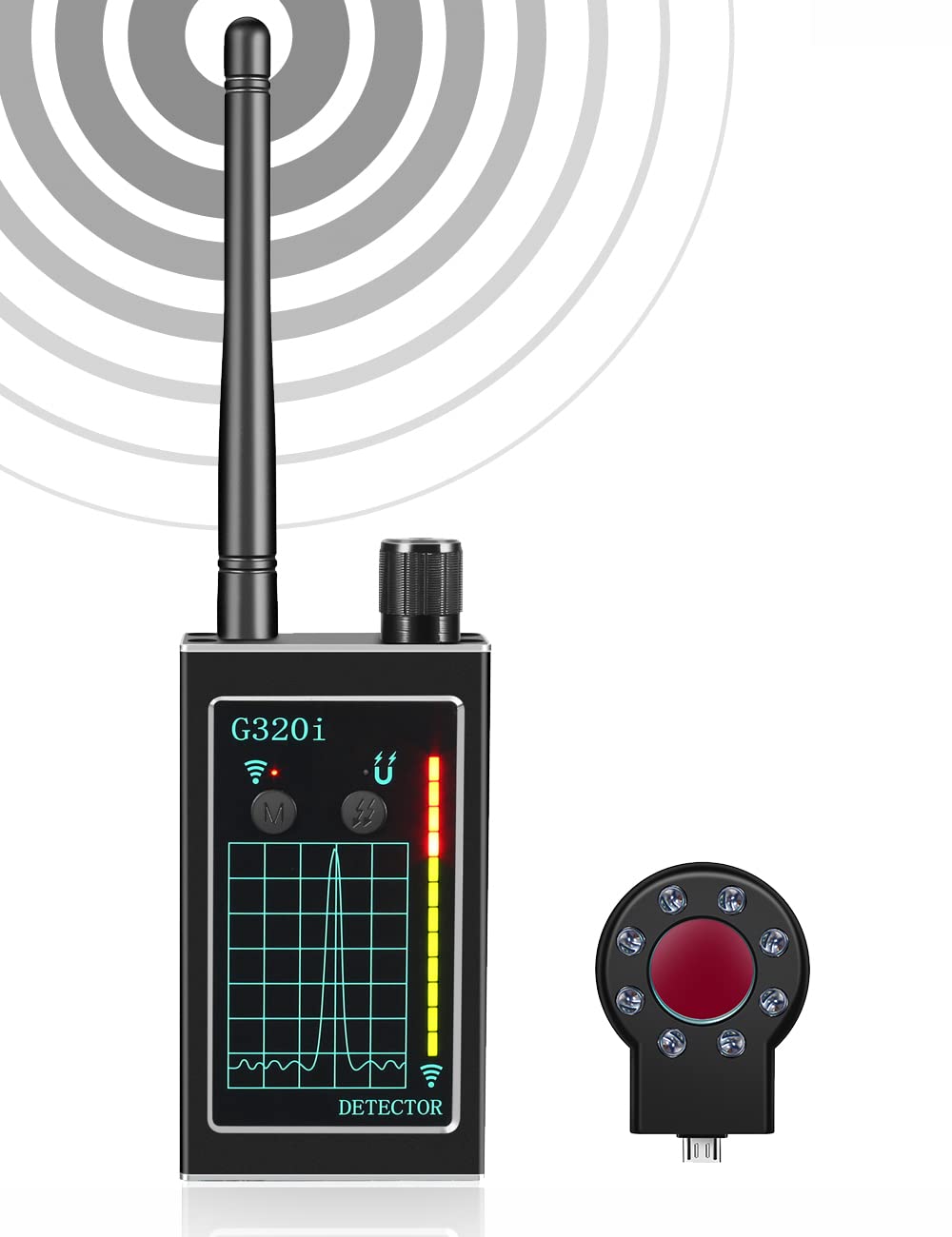 Vaoecms Hidden Devices Detector, Hidden Camera Detectors, Gps Tracker Detector, Bug Detector, Anti Spy Rf Detector, Listening De