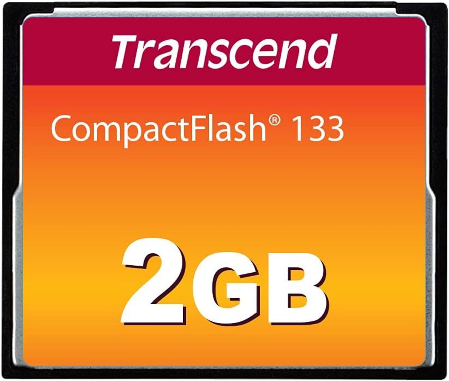 Transcend 2 Gb 133X Compactflash Memory Card Ts2Gcf133