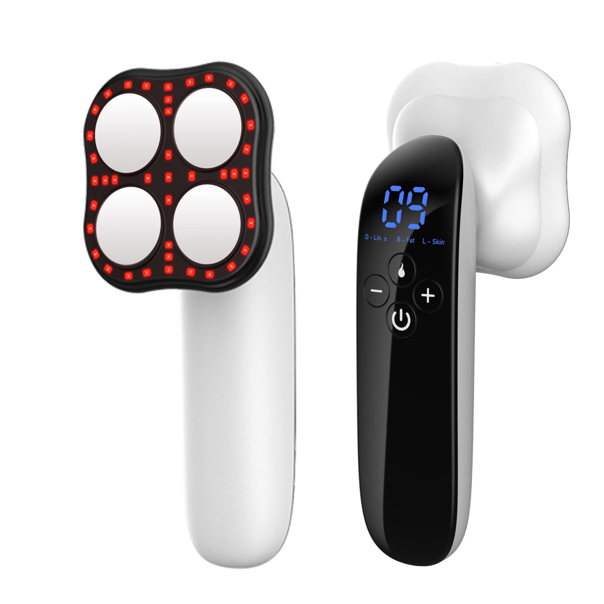 Cxgrise 2023 Upgraded Body Massager Skin Tightening Machine For Belly Thigh Hip Leg (Light White)