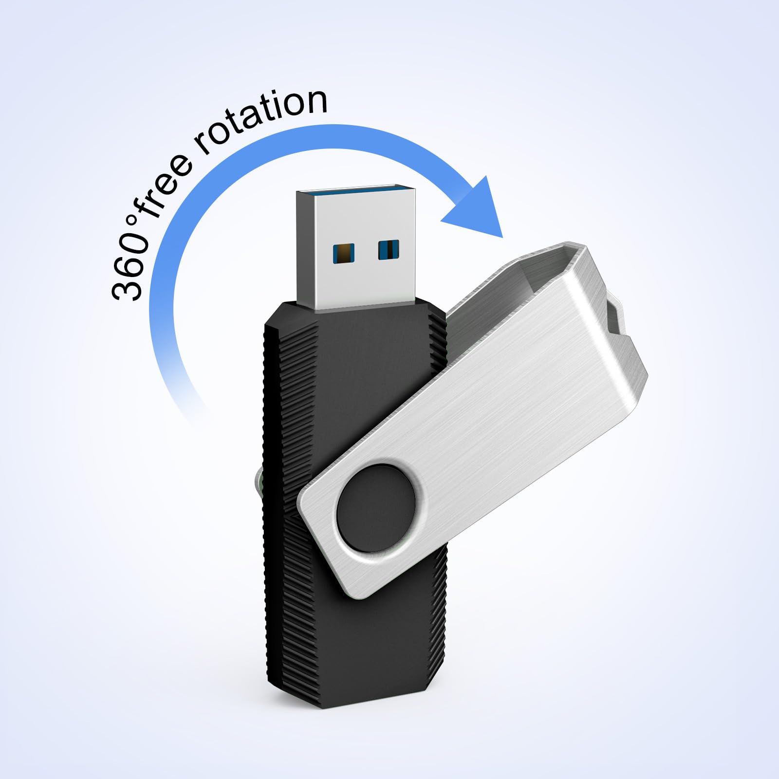 Topesel 10 Pack 32Gb Usb 3.0 Flash Drives Memory Stick Usb3.0 Thumb Drives 32Gb 10Pcs, Black