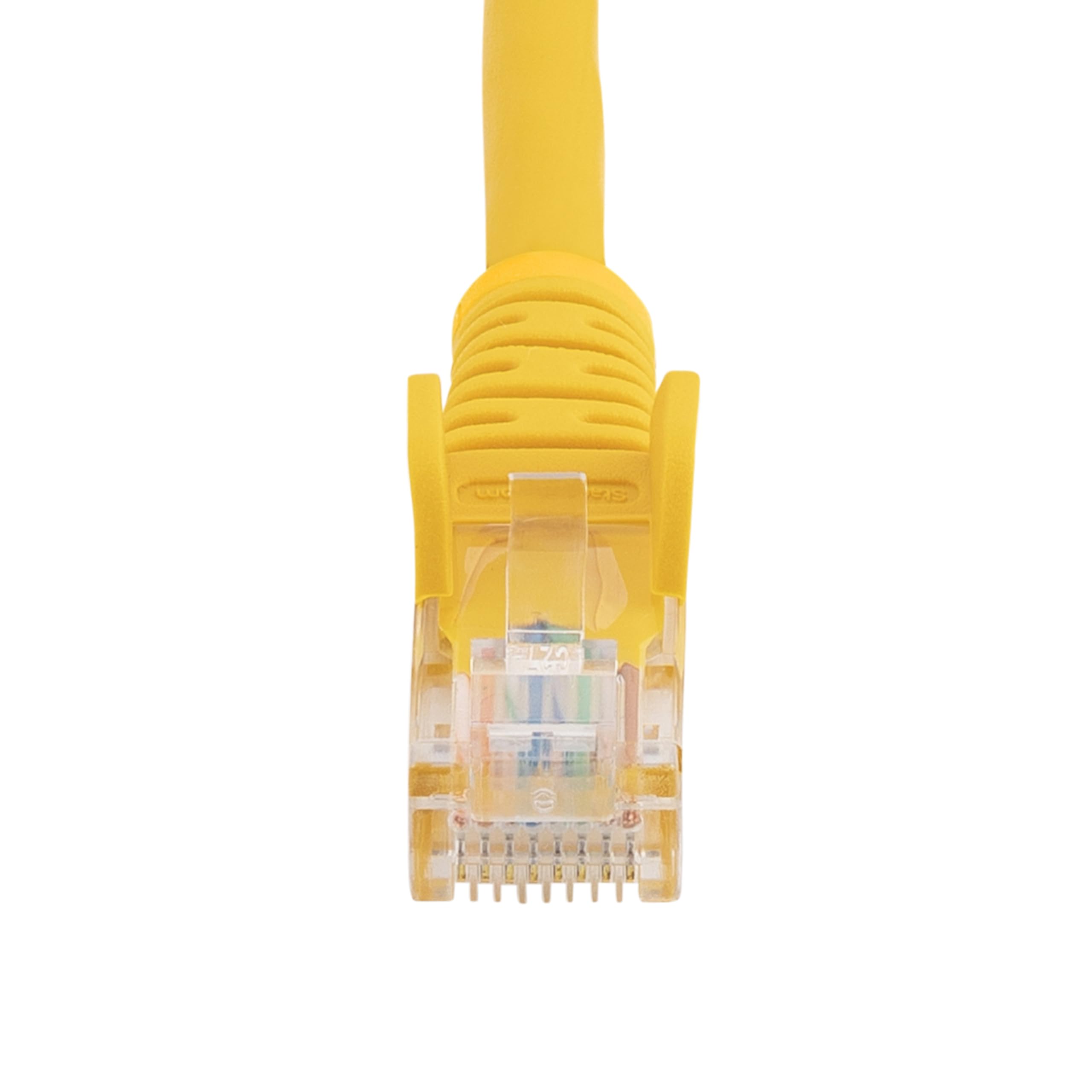 Startech.Com Cat5E Ethernet Cable   25 Ft   Yellow  Patch Cable   Snagless Cat5E Cable   Long Network Cable   Ethernet Cord   Ca