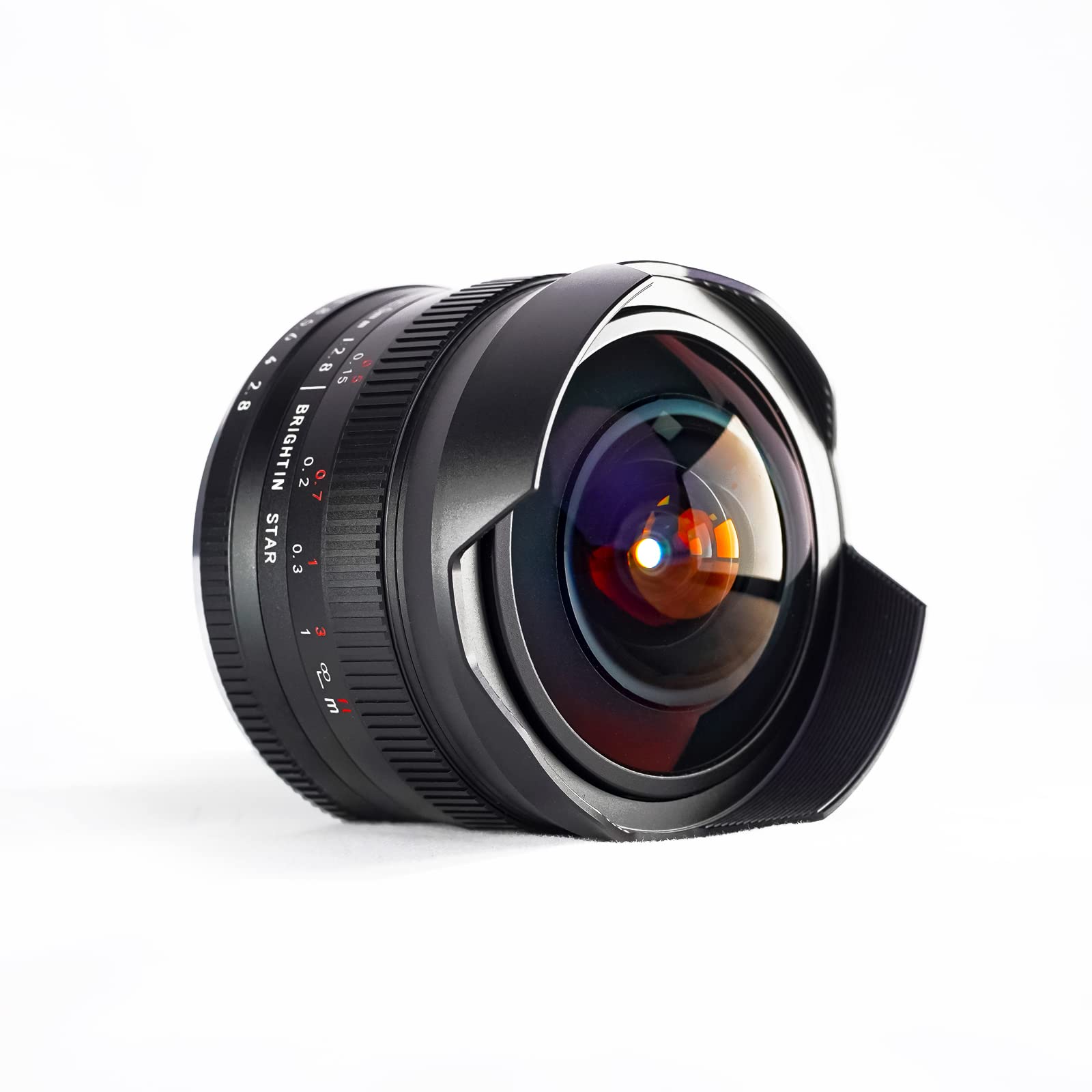 7.5Mm F2.8 Ultra Wide Angle Fisheye Manual Focus Aps C Mirrorless Camera Lens, Fit For Fuji Xf