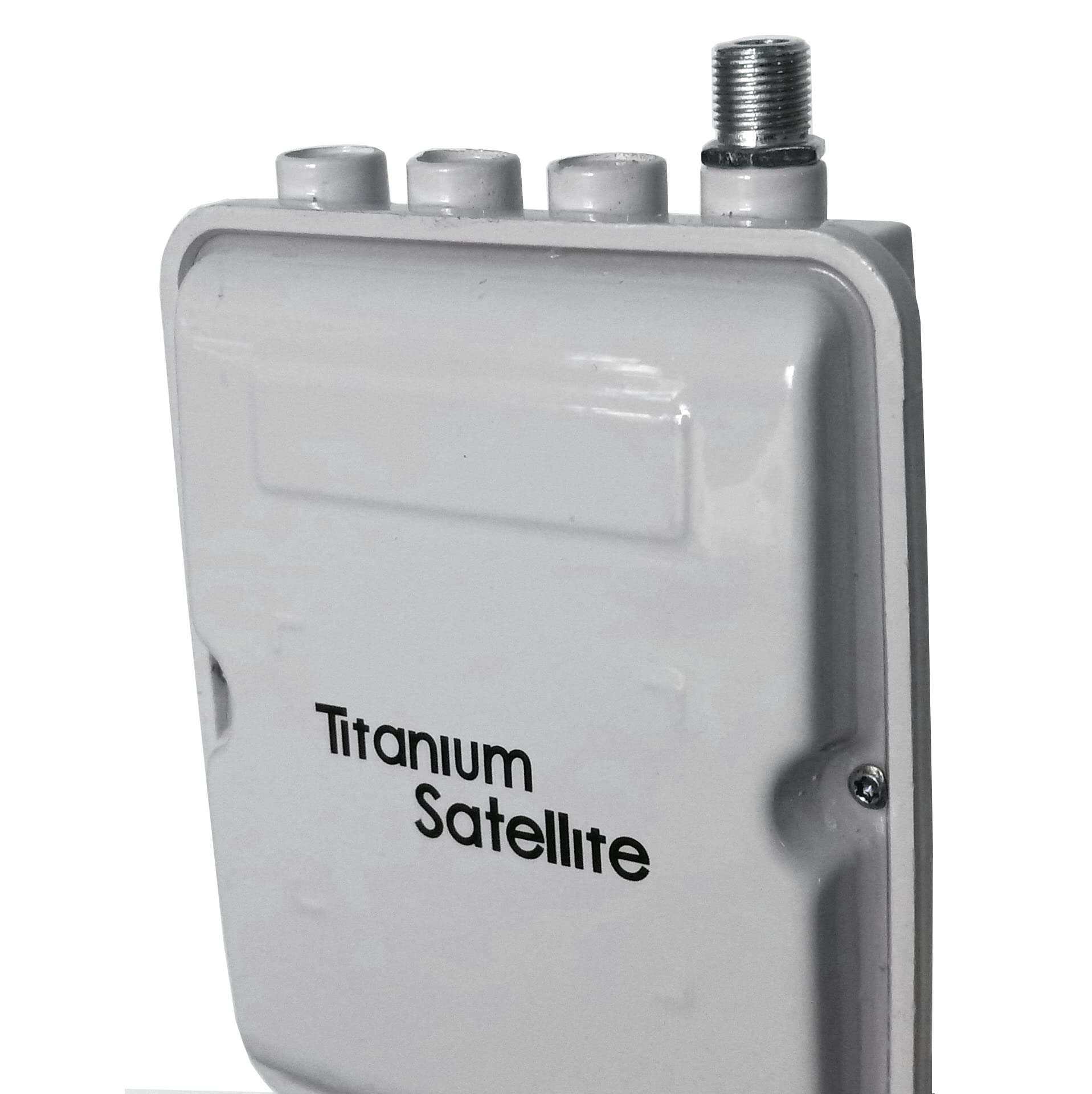 Titanium Satellite C-Band LNBF C138 Performance Plus 5G Interference Filter 3800-4200MHz White Single Output