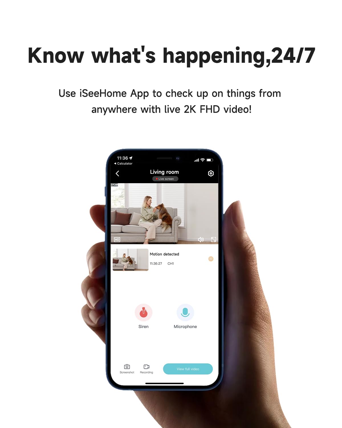 Jaiotlink 2K 2.4G/5G Dual Band Security Camera Indoor, Plug In Cameras For Home Security, Baby/Pet Wifi Camera With Phone App, S