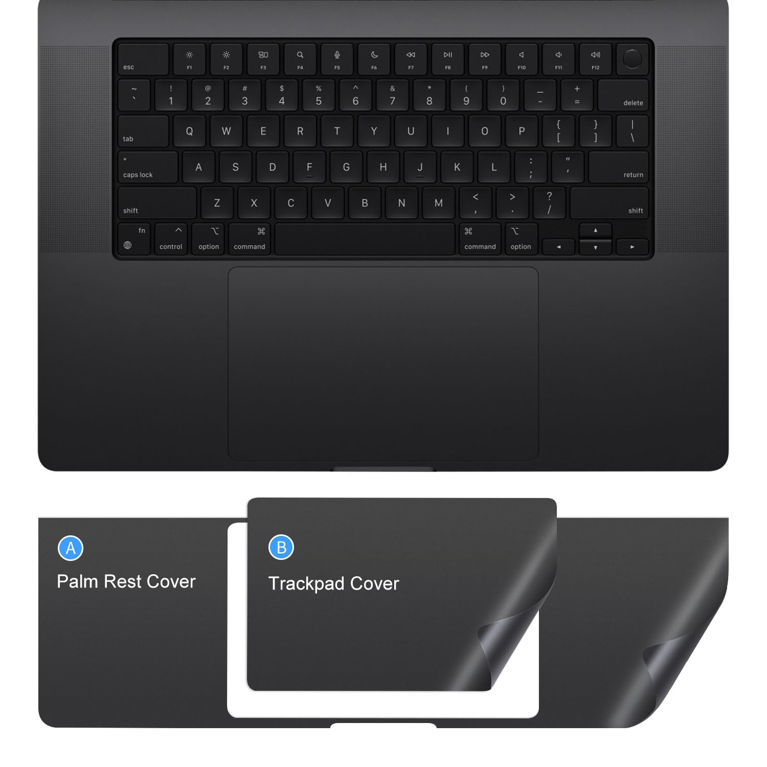 Palm Rest Cover Compatible With 2023 Macbook Pro 16 Inch M3 Chip A2991 Trackpad Protector Touch Pad Cover Skin For 2023 Apple Ma