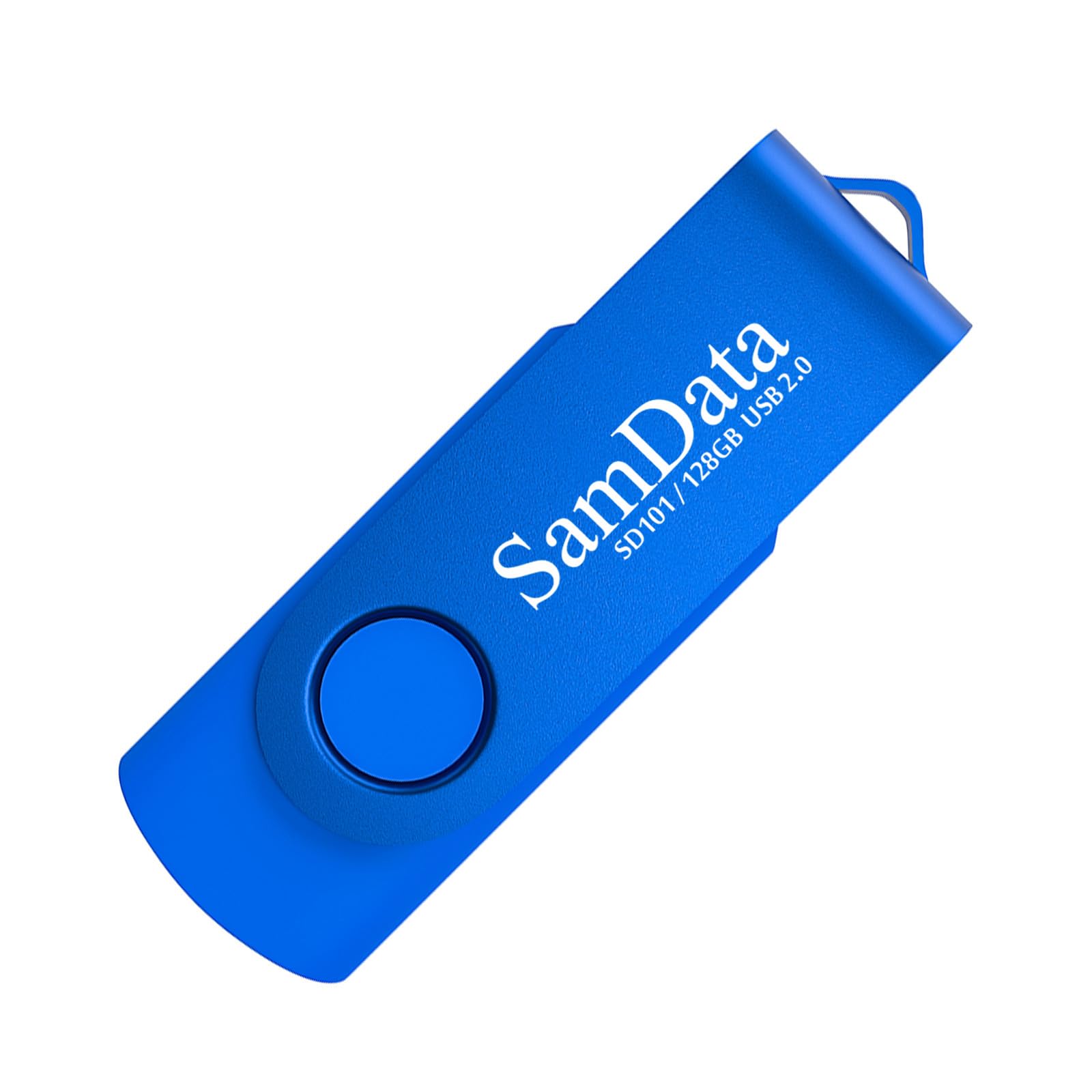 Samdata 128Gb Usb Flash Drives 1 Pack 128Gb Thumb Drives Memory Stick Jump Drive With Led Light For Storage And Backup (1 Pack Blue)