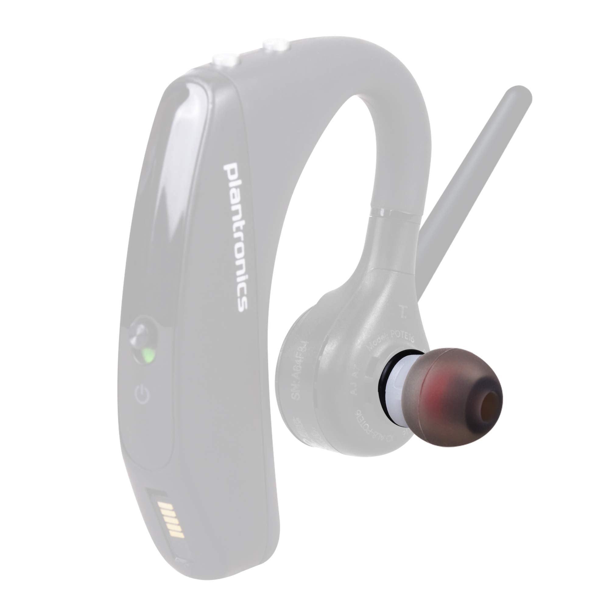 Chockalotta 2 Pack In Ear Tip Adapter Mount Compatible With Plantronics Voyager 5200 & Voyager Legend Headset (Includes 2 Sets O