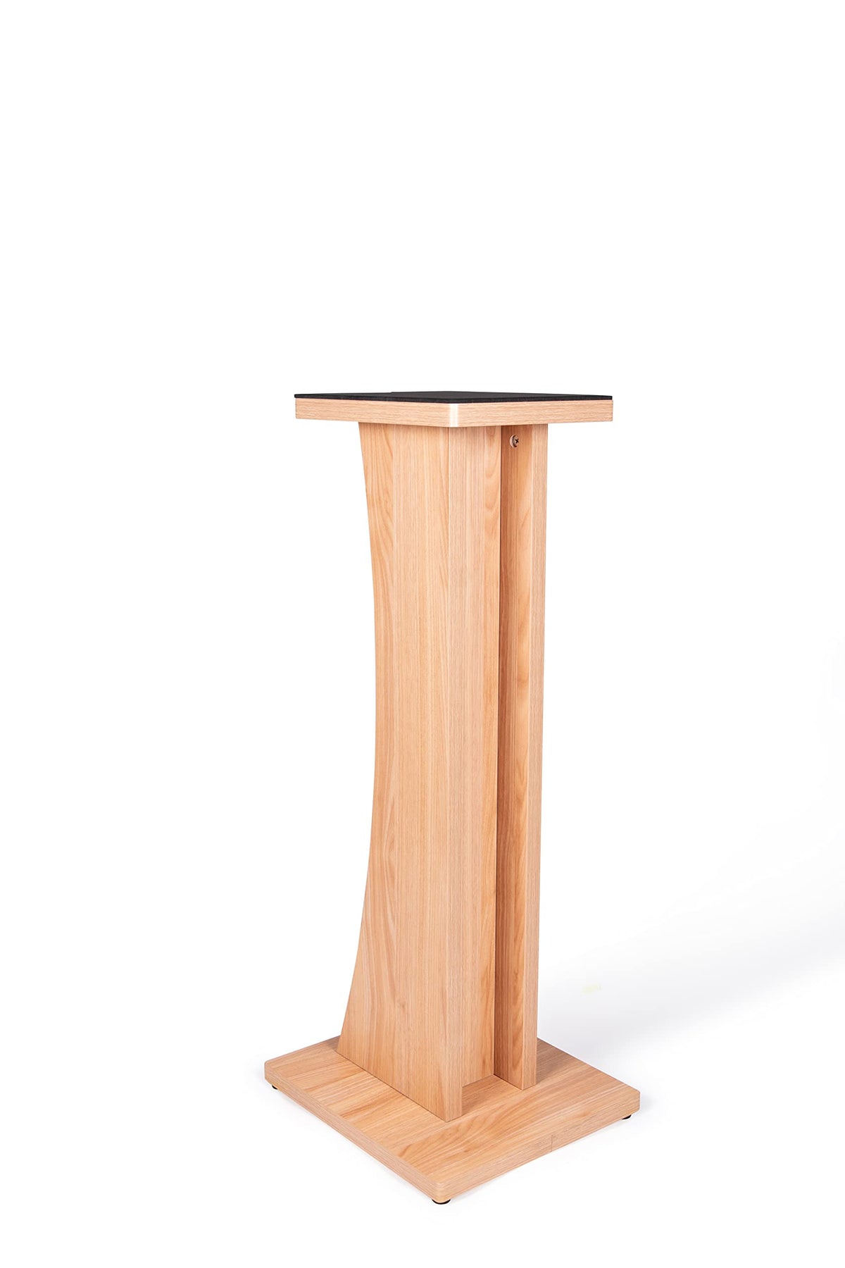Gator Frameworks Elite Series Floor-Standing Wood Studio Monitor Speaker Stand In Natural Maple Finish Single (Gfw-Elitespkstmn-