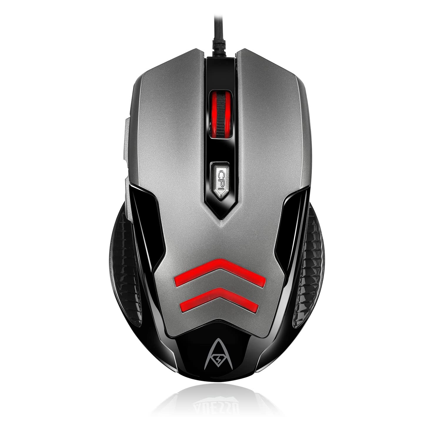 Adesso Imouse X1, The Multi Color 6 Button Gaming Mouse (Red)