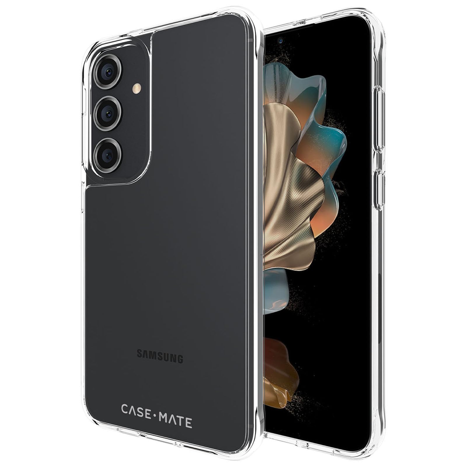 Case-Mate Tough Clear Samsung Galaxy S24 Plus Case [16ft D3O Drop Protection] [Wireless Charging Compatible] Phone Case for Sams