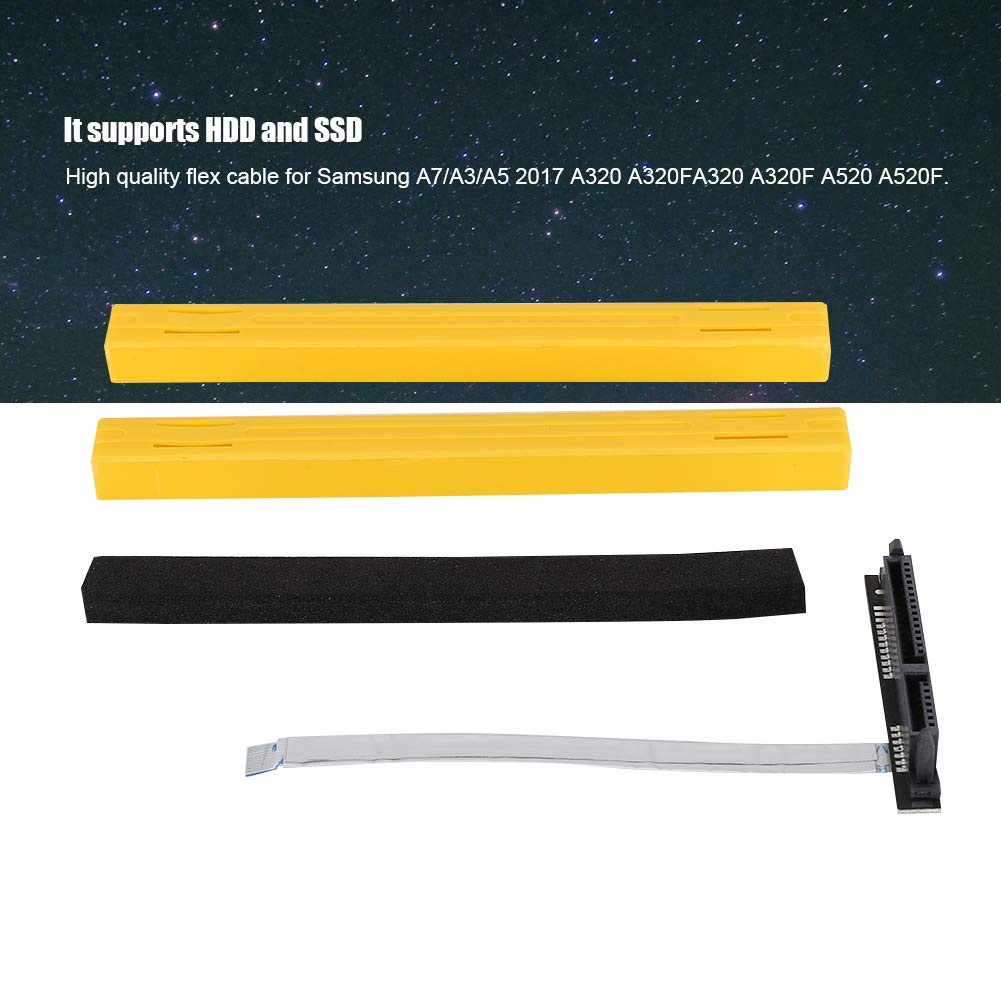 Ashata 2.5 Inch Sata Hard Drive Connector Cable, Ssd Laptop Adapter, Blue, 8Cm, Supports Vivobook S4300U S5300U, A7 A3 A5 A320 A