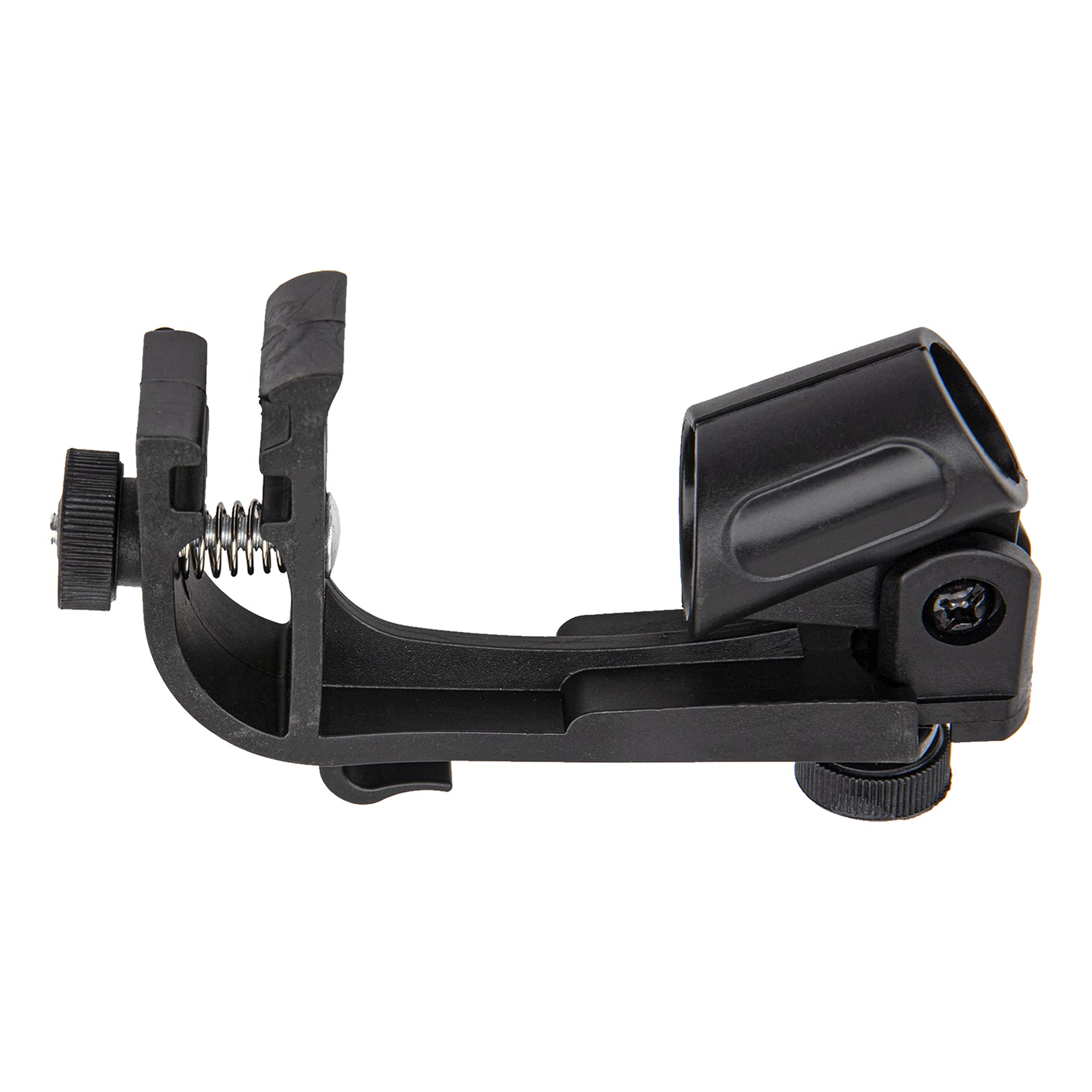 2Pcs Yootones Adjustable Drum Microphone Clips Compatible With Snare Drum, Snare Rim Adjustable Mount Clamp (Black)