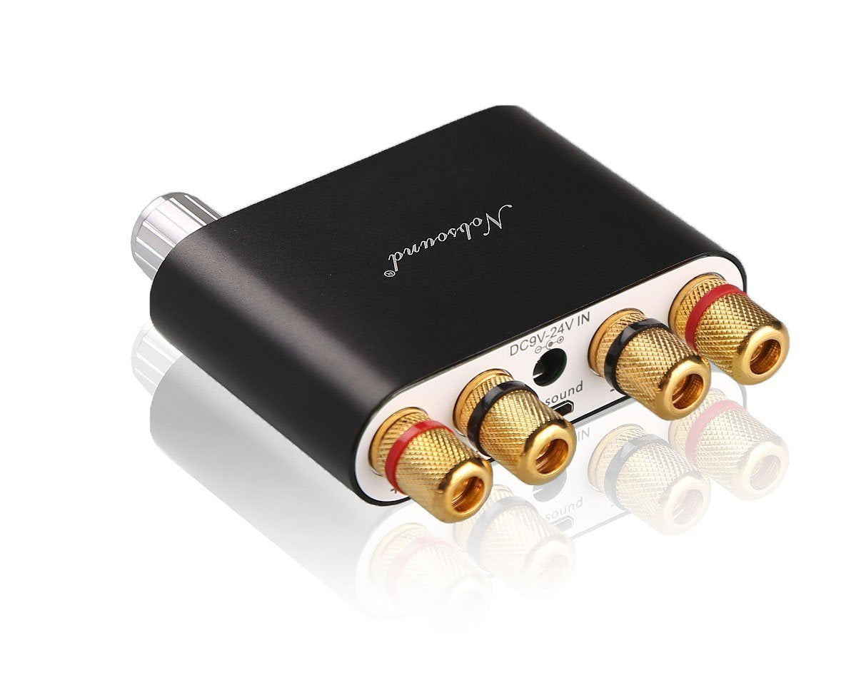 Nobsound Ns-10G Bluetooth 5.0 2 Channel Power Amplifier Hifi Stereo Audio Mini Amp Wireless Receiver 50Wx2 For Home Speaker With