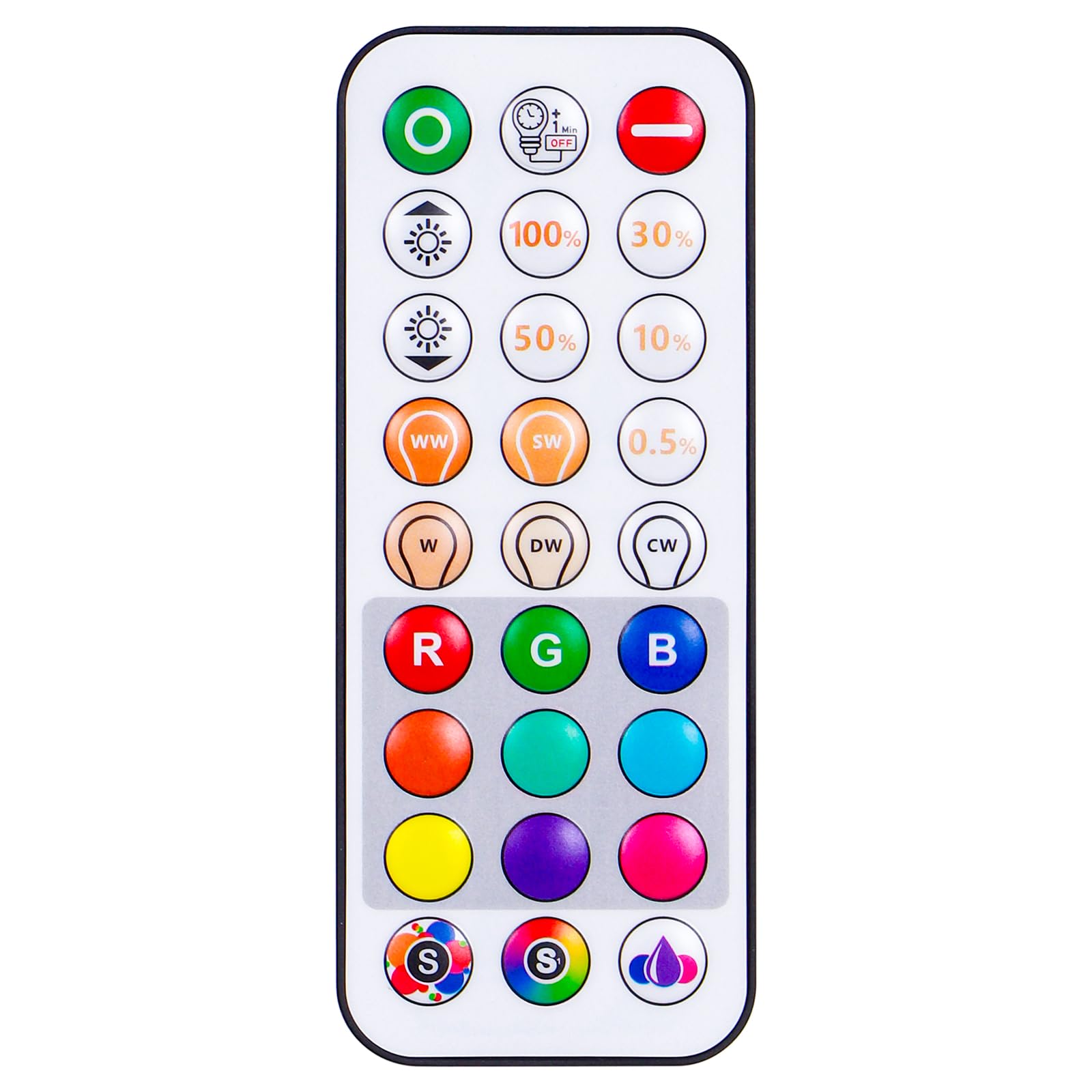 Remote Control for Taptoron RGBCW Recessed Lighting 4inch 6inch 5/6inch