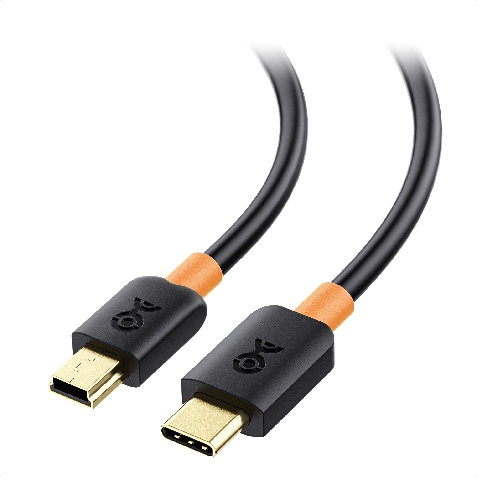 Cable Matters Mini USB to USB C Cable   6.6ft, USBC to MiniUSB Cable, Compatible with Game Controller, Camera, GPS, Dash Cam, Black