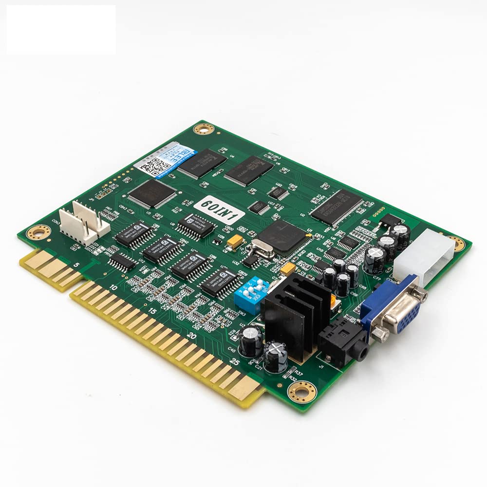 Blee Classical Arcade Video Game 60 In 1 Pcb Jamma Board For Cga Vga Output