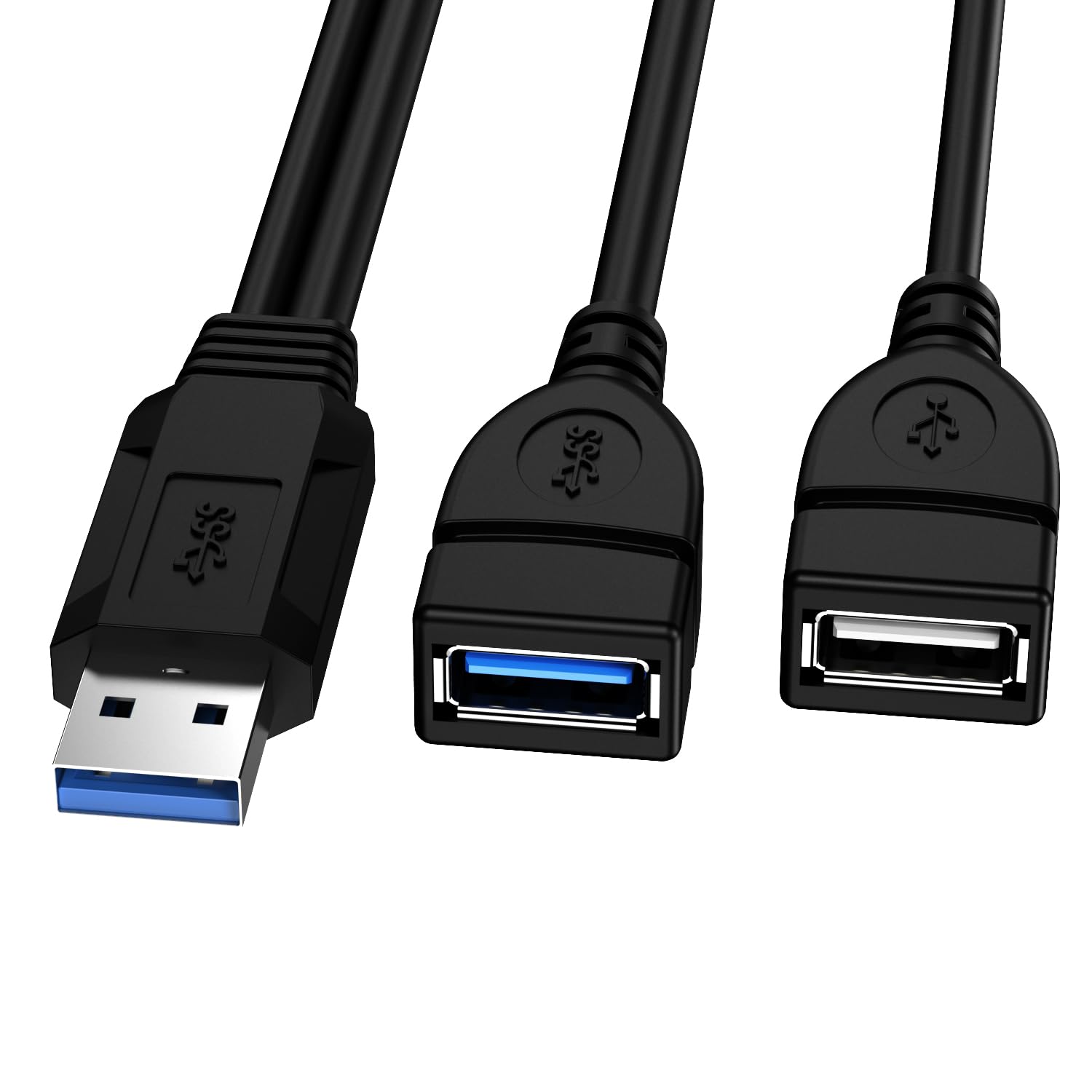 Eanetf Usb 3.0 Female To Dual Usb Male Splitter Cable, 2 Pack