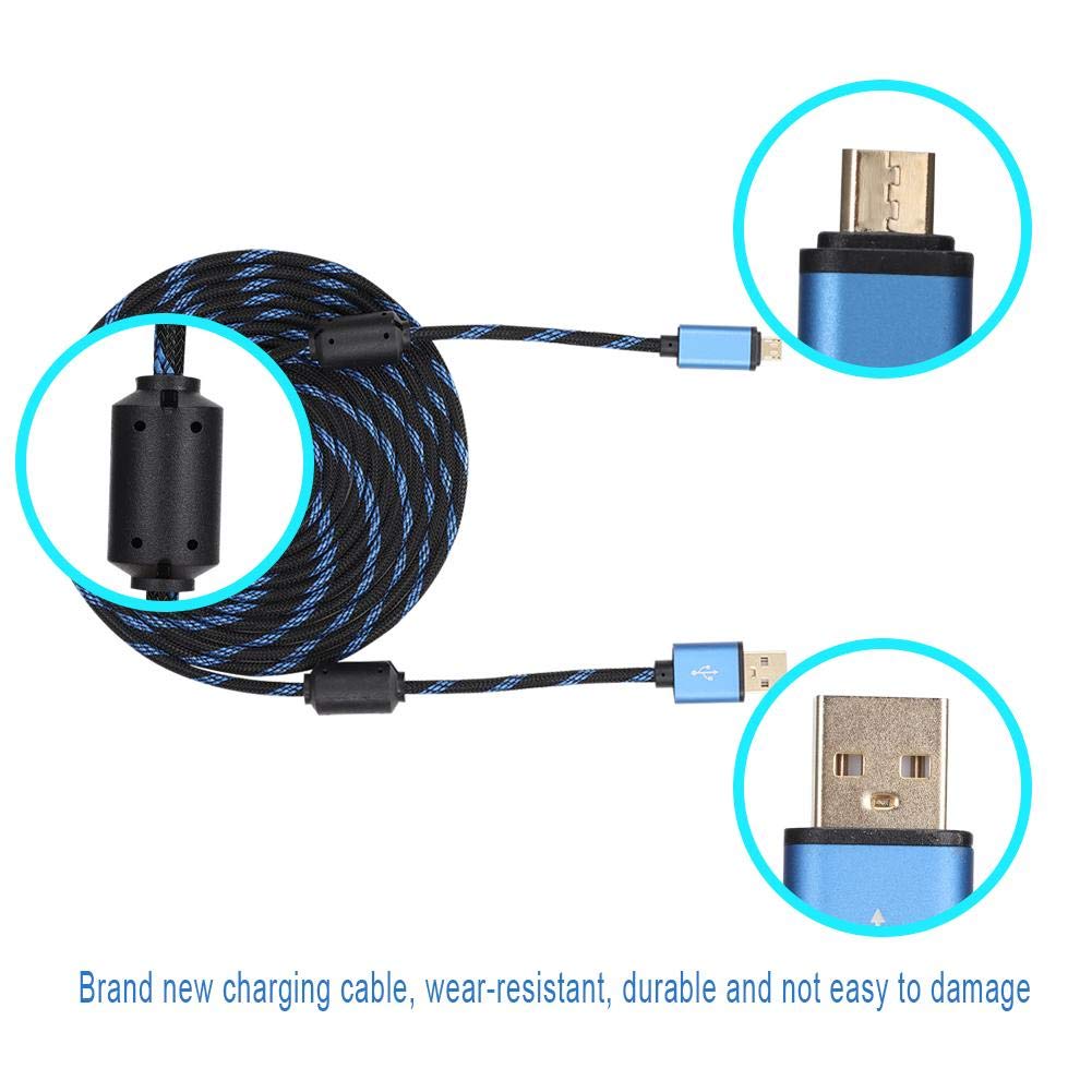 Serounder Heavy Duty Usb Charging Cable For Sony For Ps4 Controller,Etc, Gamepad Charger Cord For Playstation 4