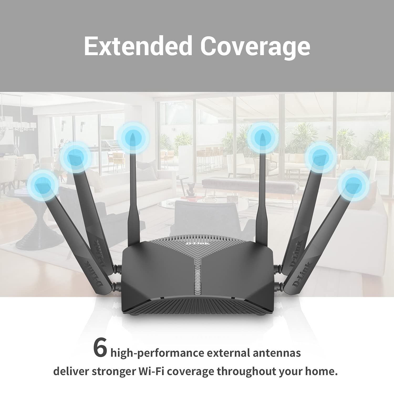 D Link Wifi Router Ac3000 Mesh Smart Internet Network Voice Control, Mu Mimo Tri Band Gigabit Gaming Mesh (Dir 3040 Us)